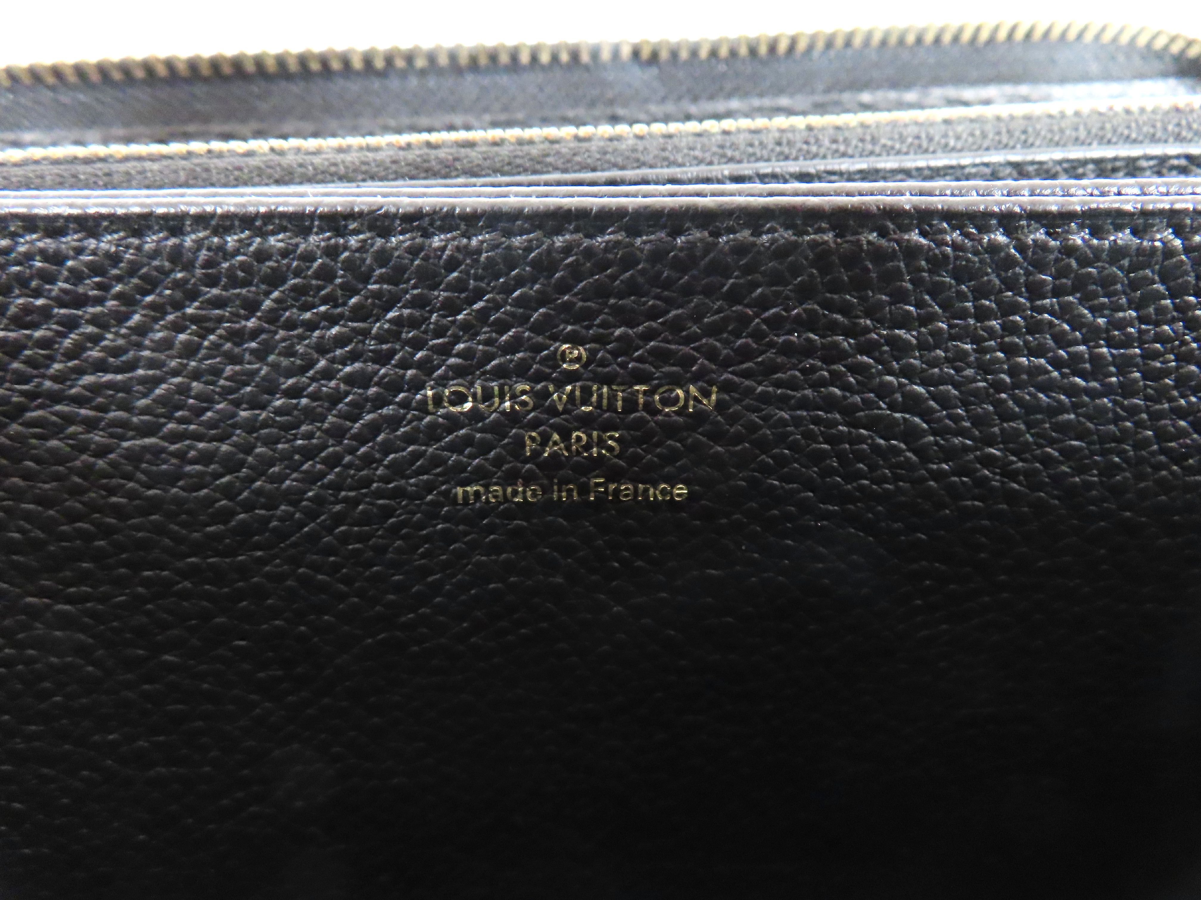Monogram Empreinte Louis Vuitton Empreinte Zippy Black Gold Hardware SP1189 Wallet — view 11