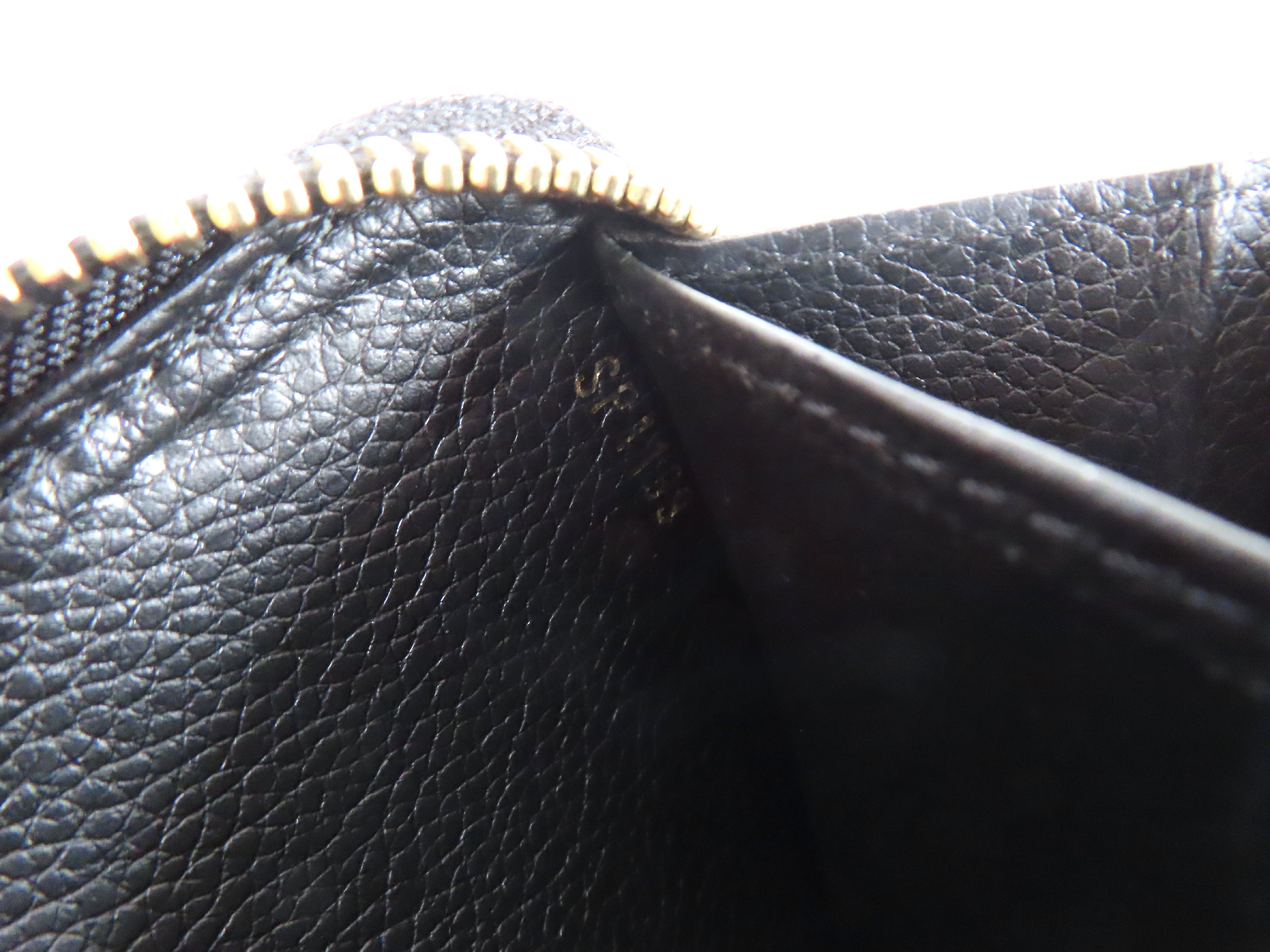 Monogram Empreinte Louis Vuitton Empreinte Zippy Black Gold Hardware SP1189 Wallet — view 12