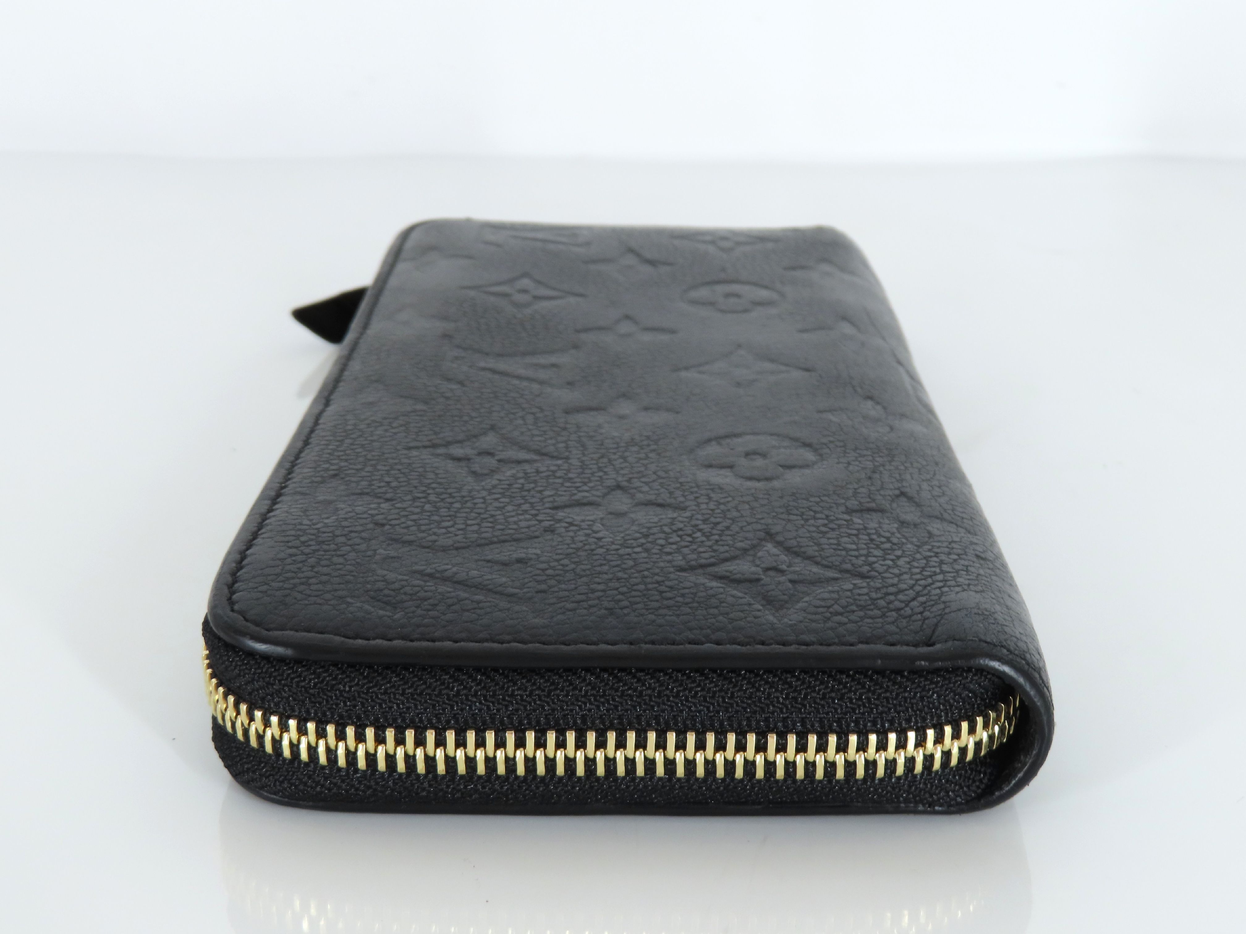 Monogram Empreinte Louis Vuitton Empreinte Zippy Black Gold Hardware SP1189 Wallet — view 5