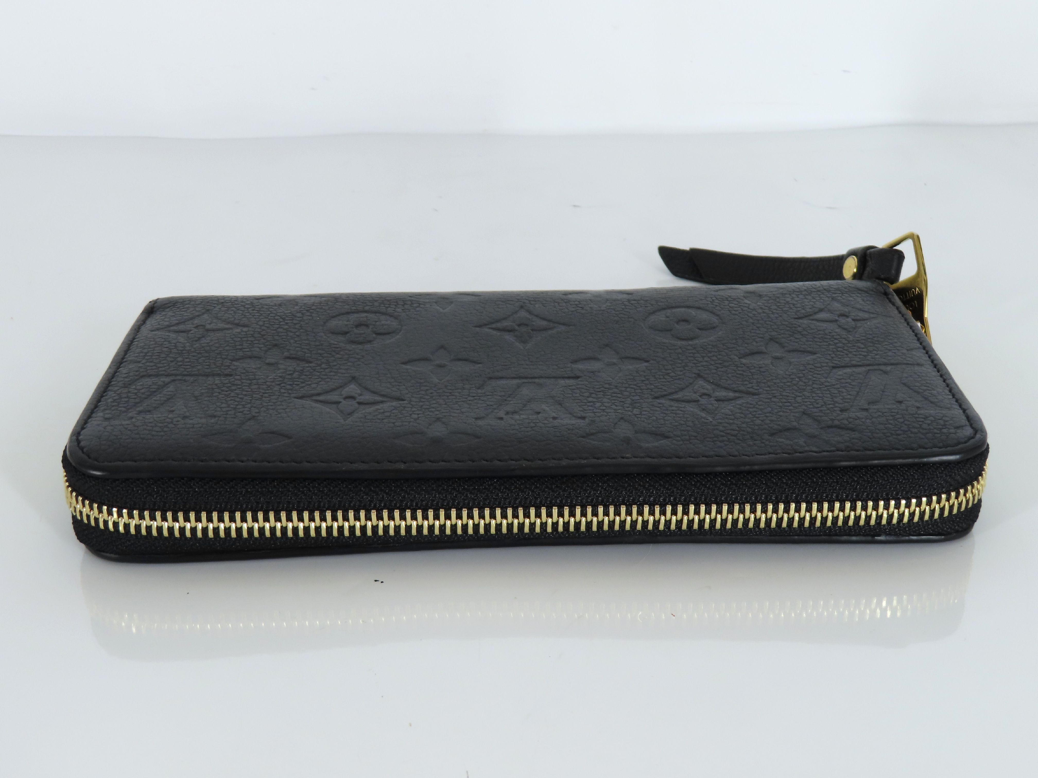 Monogram Empreinte Louis Vuitton Empreinte Zippy Black Gold Hardware SP1189 Wallet — view 6