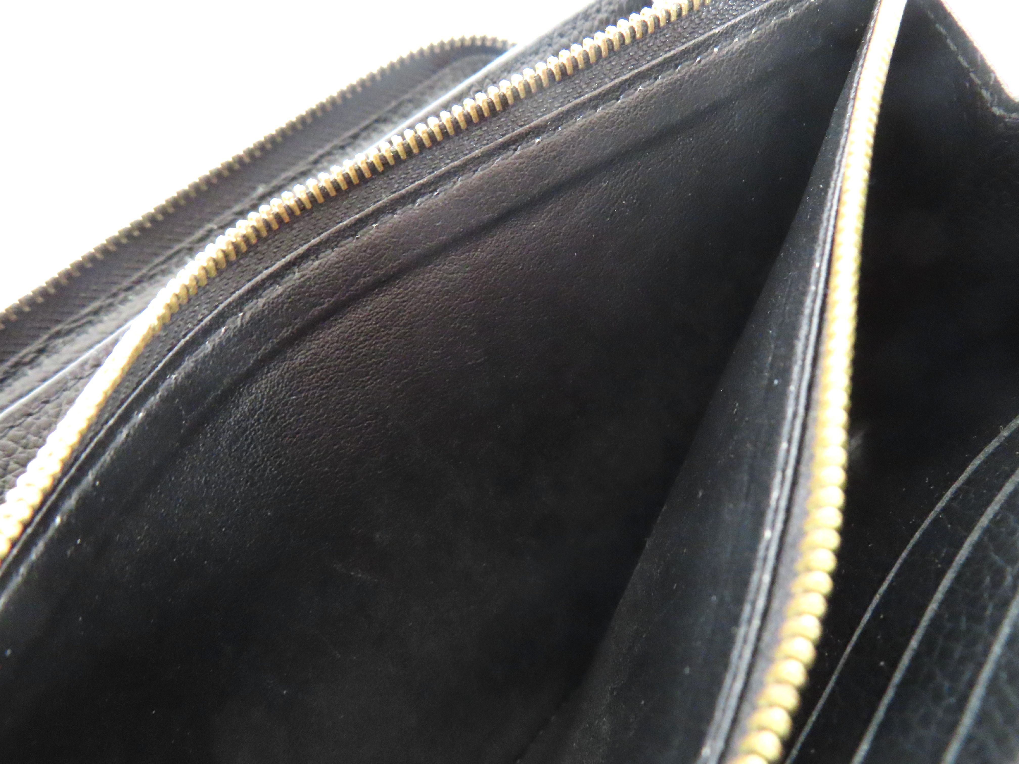 Monogram Empreinte Louis Vuitton Empreinte Zippy Black Gold Hardware SP1189 Wallet — view 8