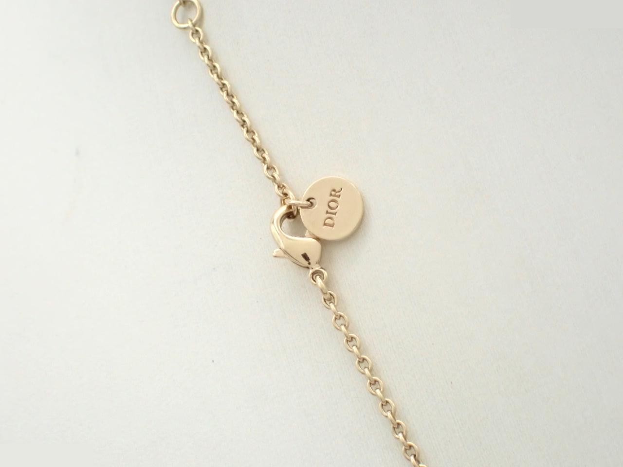 Claire D'Dune Rhinestone Necklace, Gold Plated, Chain approx. 46cm — view 2