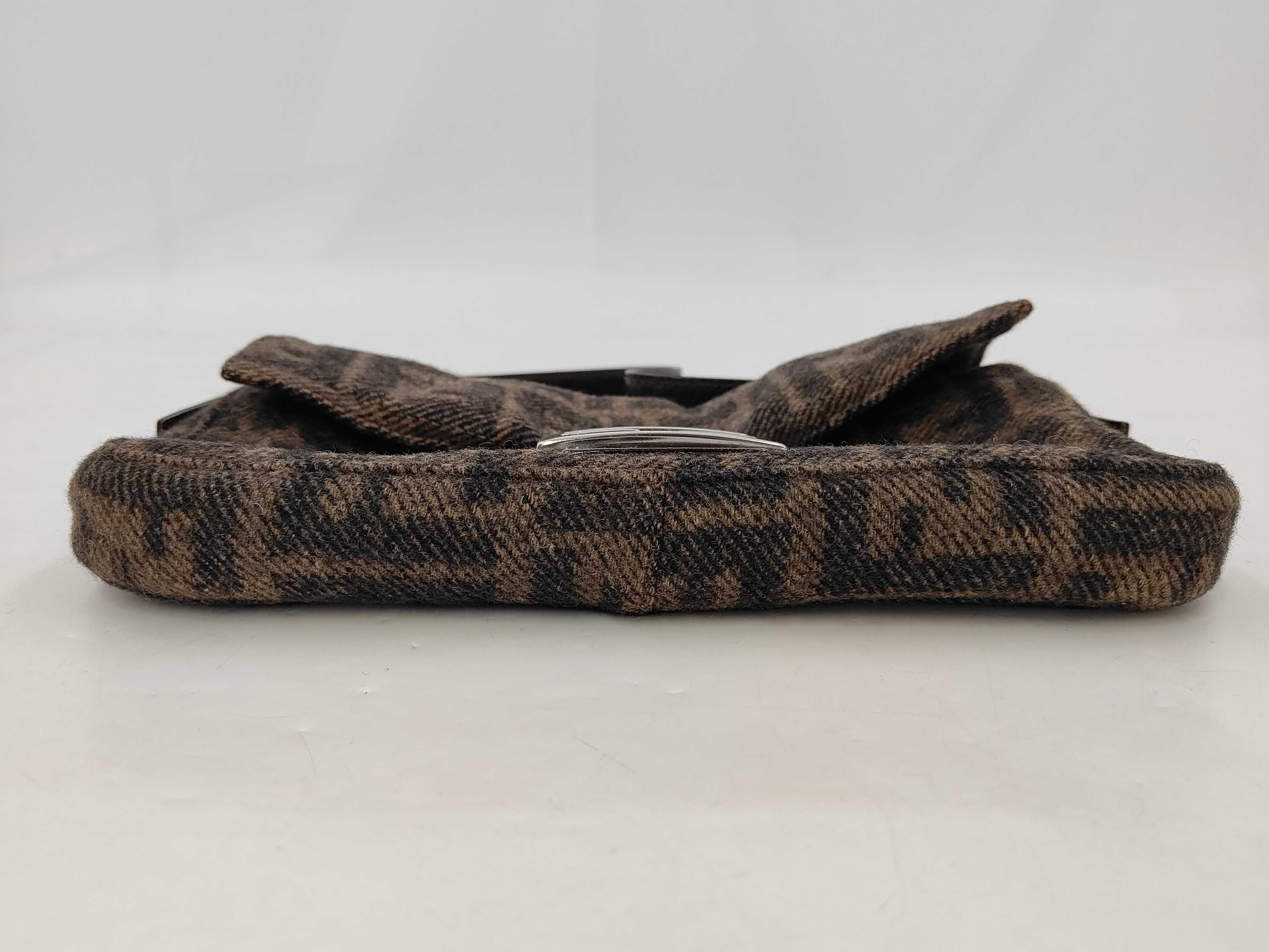 Baguette Wool Zucca Shoulder Bag — view 7