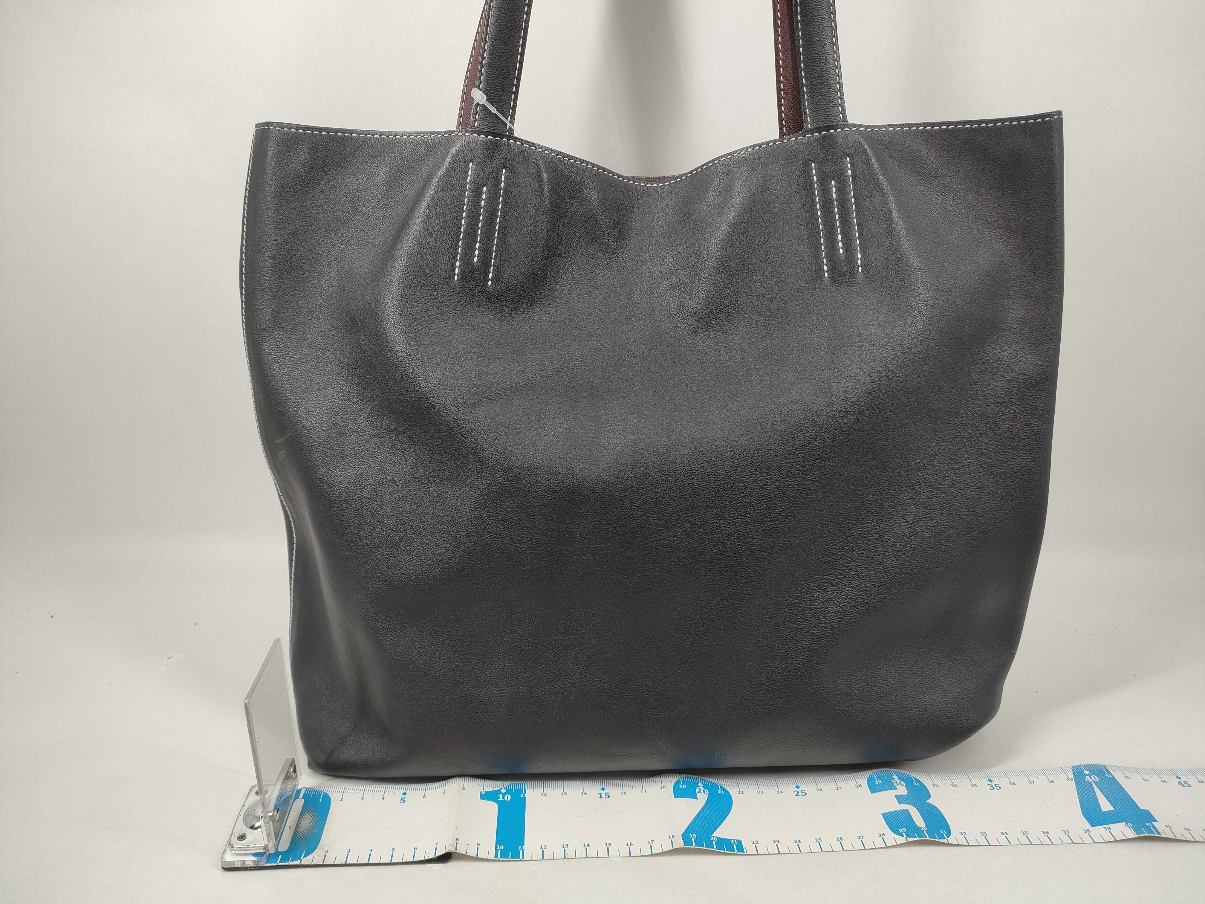 Double Sense 36 Black x Brown Tote Bag — view 2