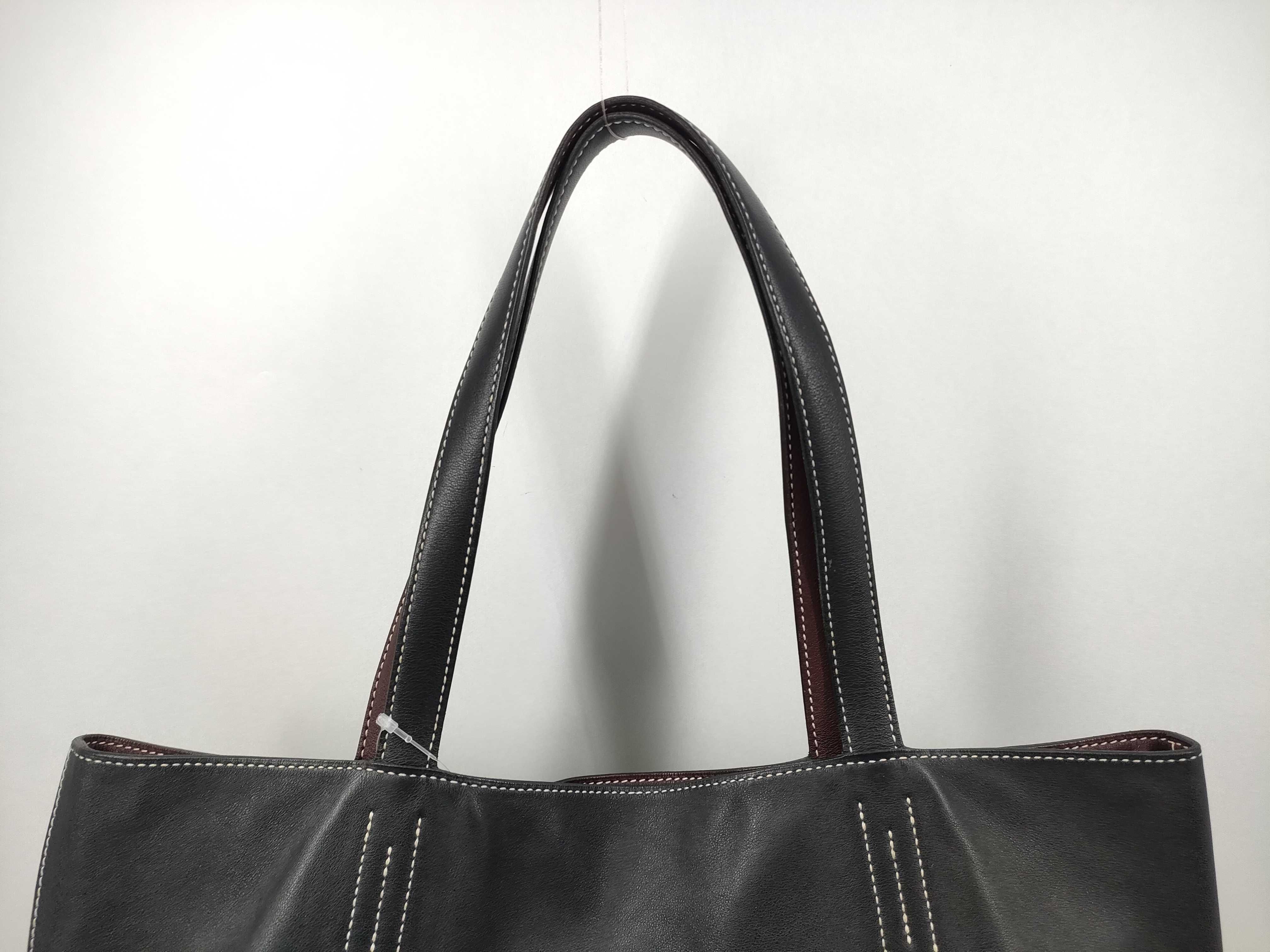 Double Sense 36 Black x Brown Tote Bag — view 4