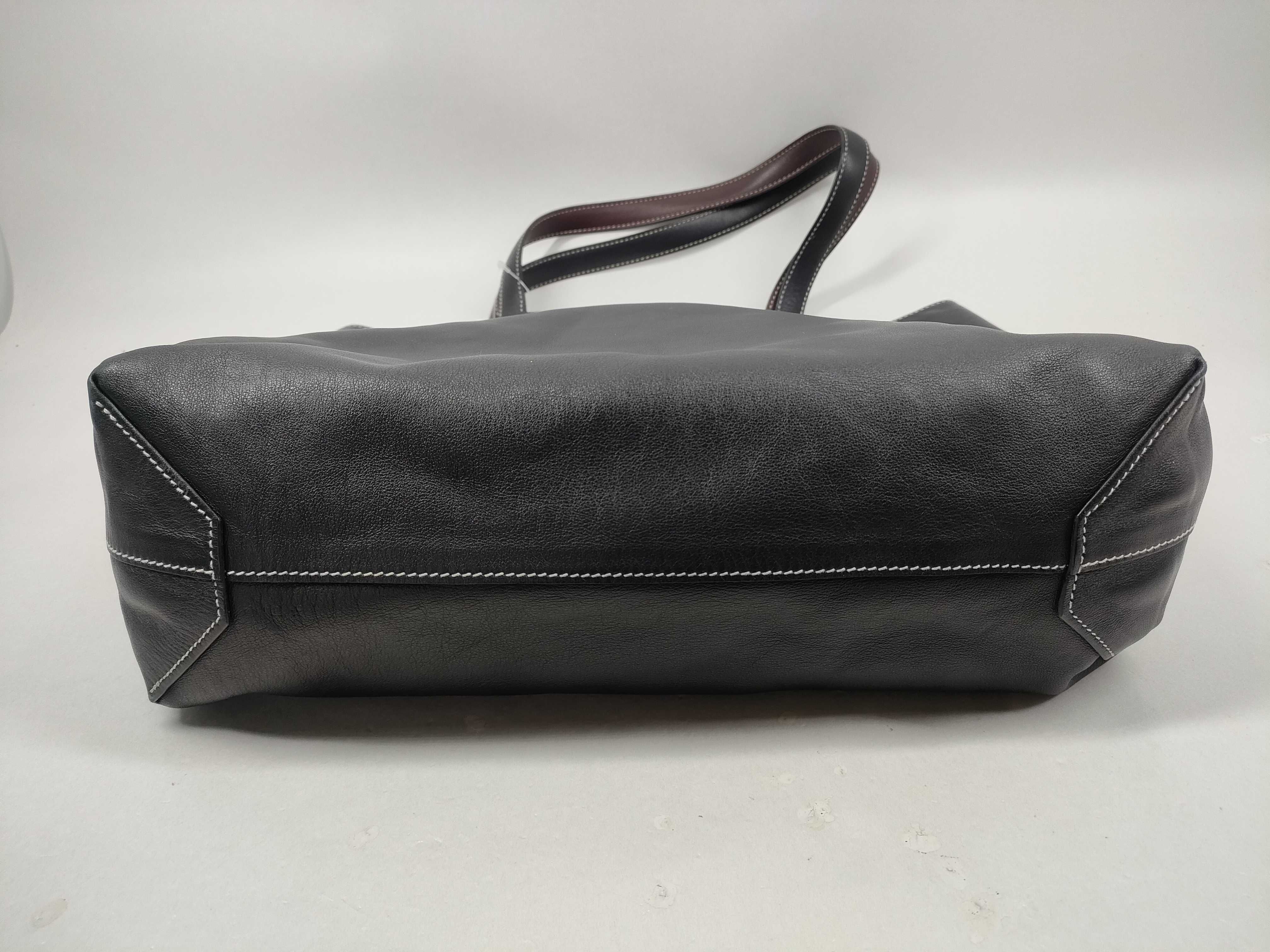 Double Sense 36 Black x Brown Tote Bag — view 7