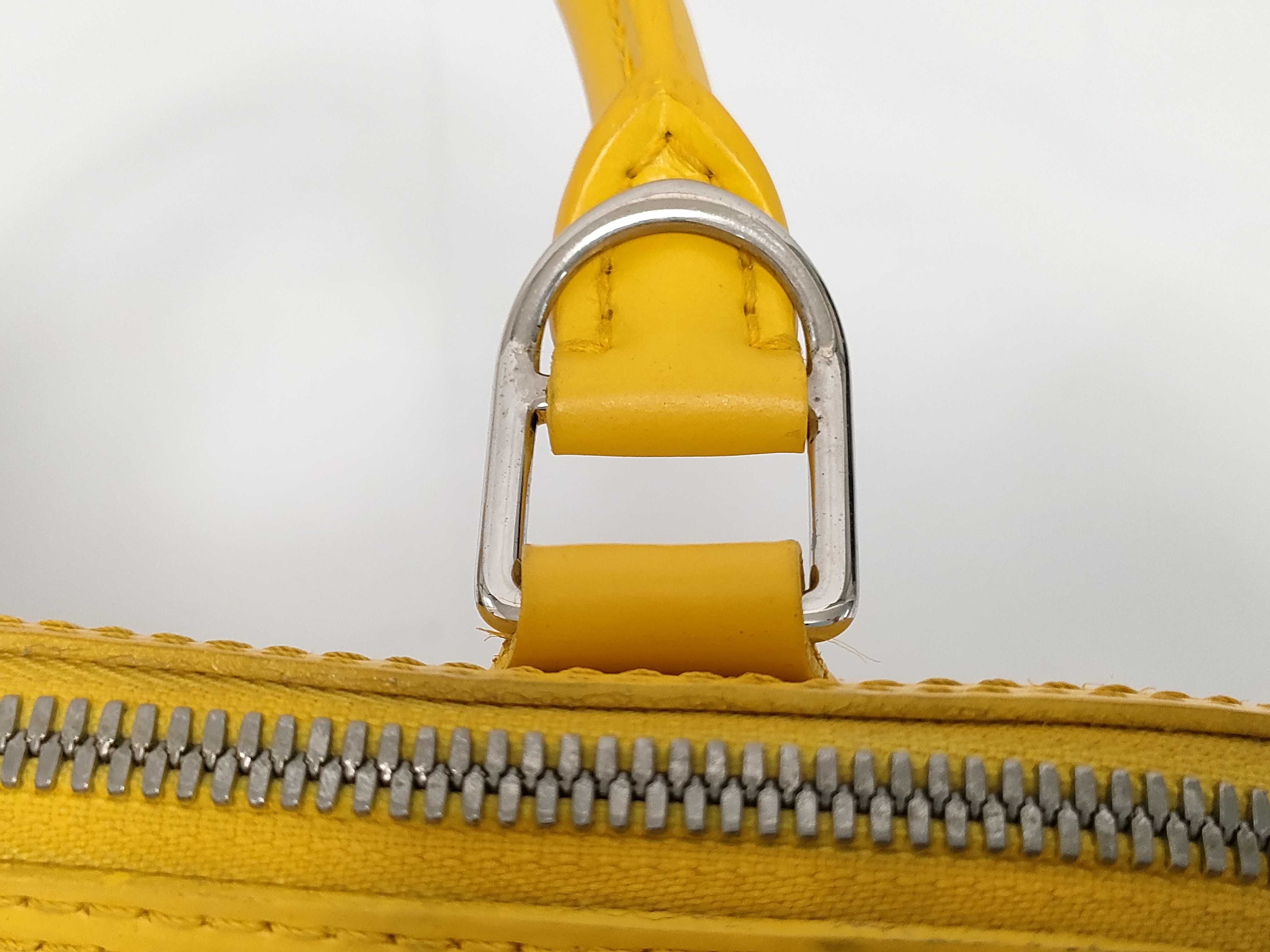 Epi Alma Epi Yellow Silver FL0198 Handbag — view 4