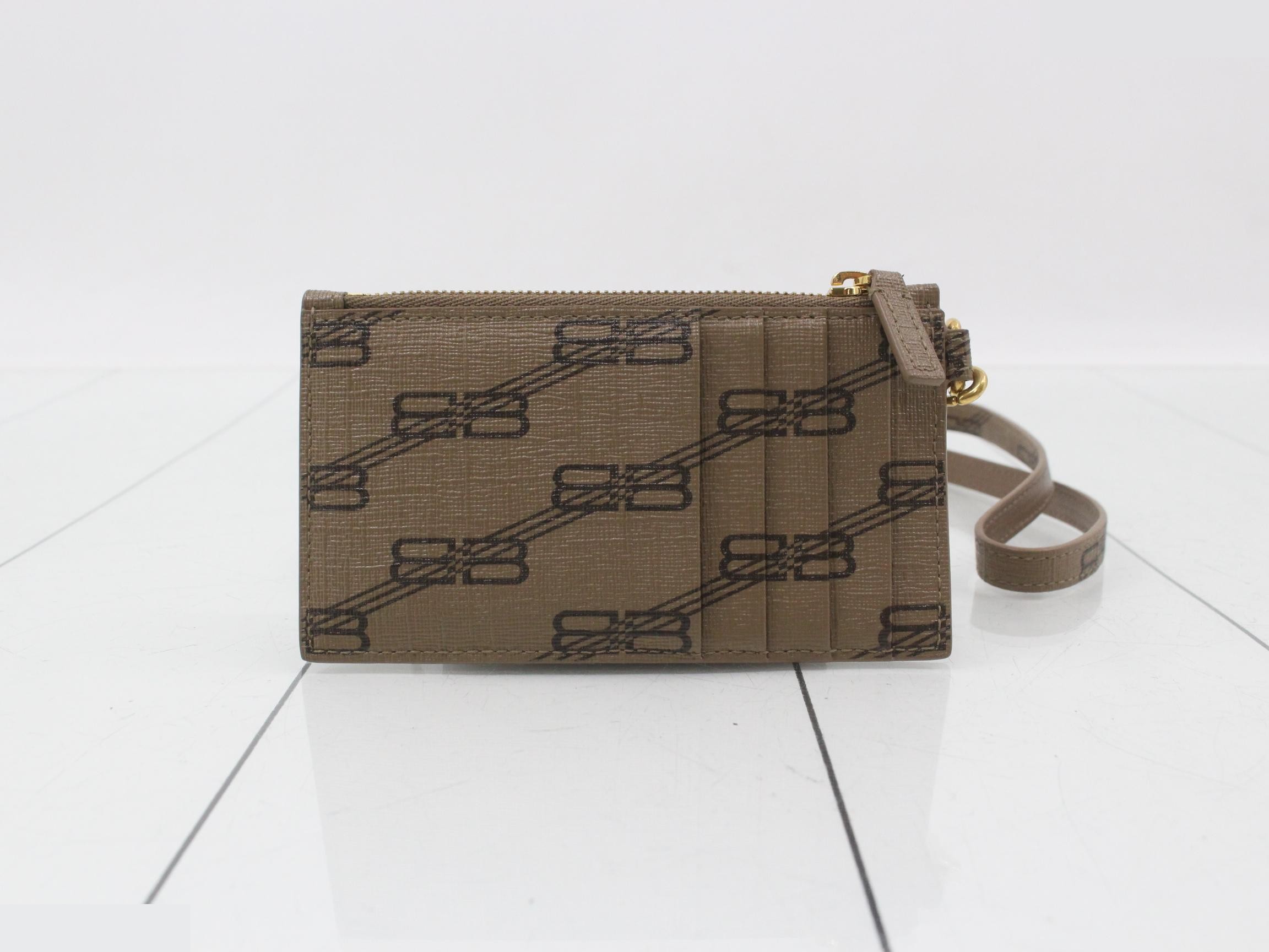BB pattern fragment case with neck strap — view 2