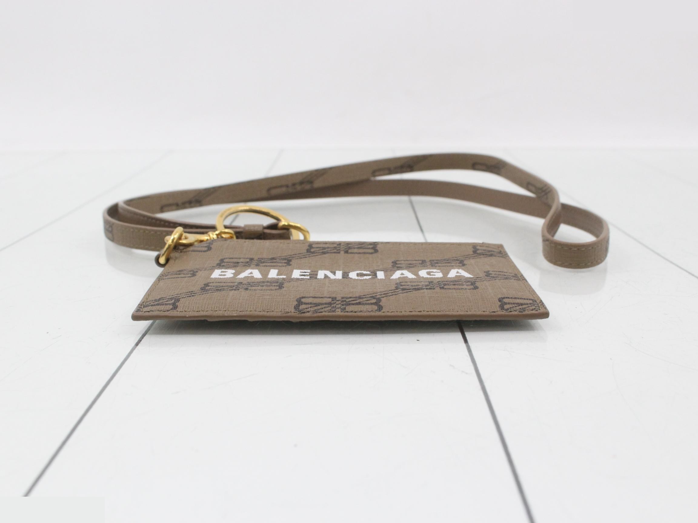BB pattern fragment case with neck strap — view 3