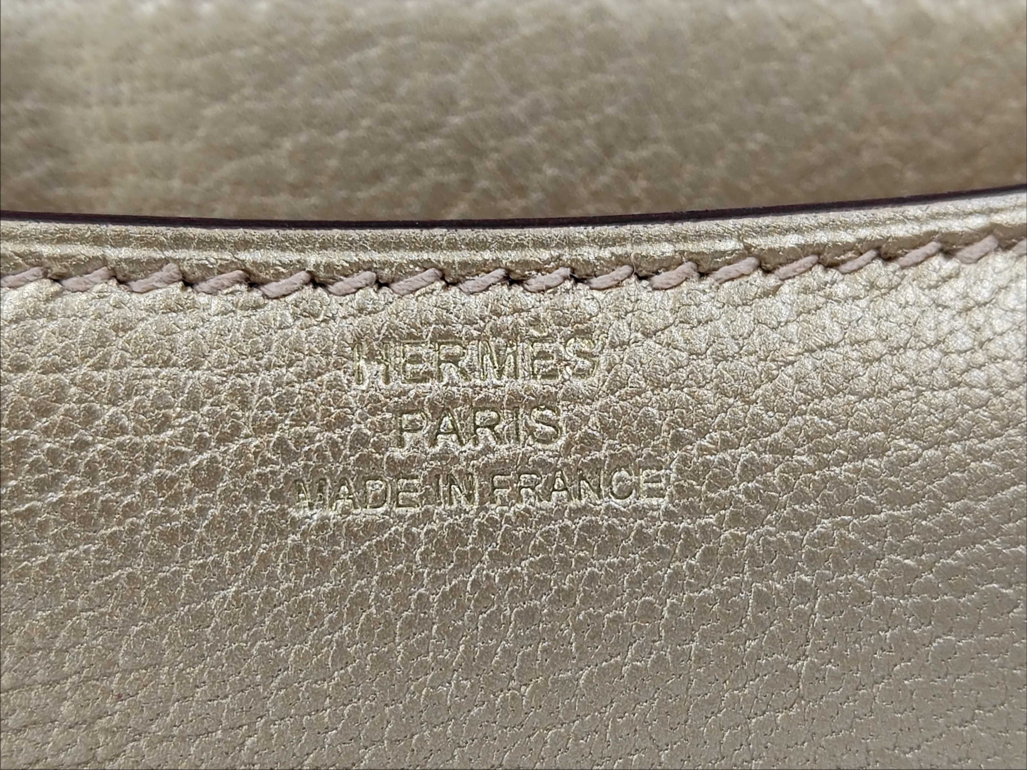 Constance Mini Chevre Doré GD Hardware W Stamp Shoulder Bag — view 9