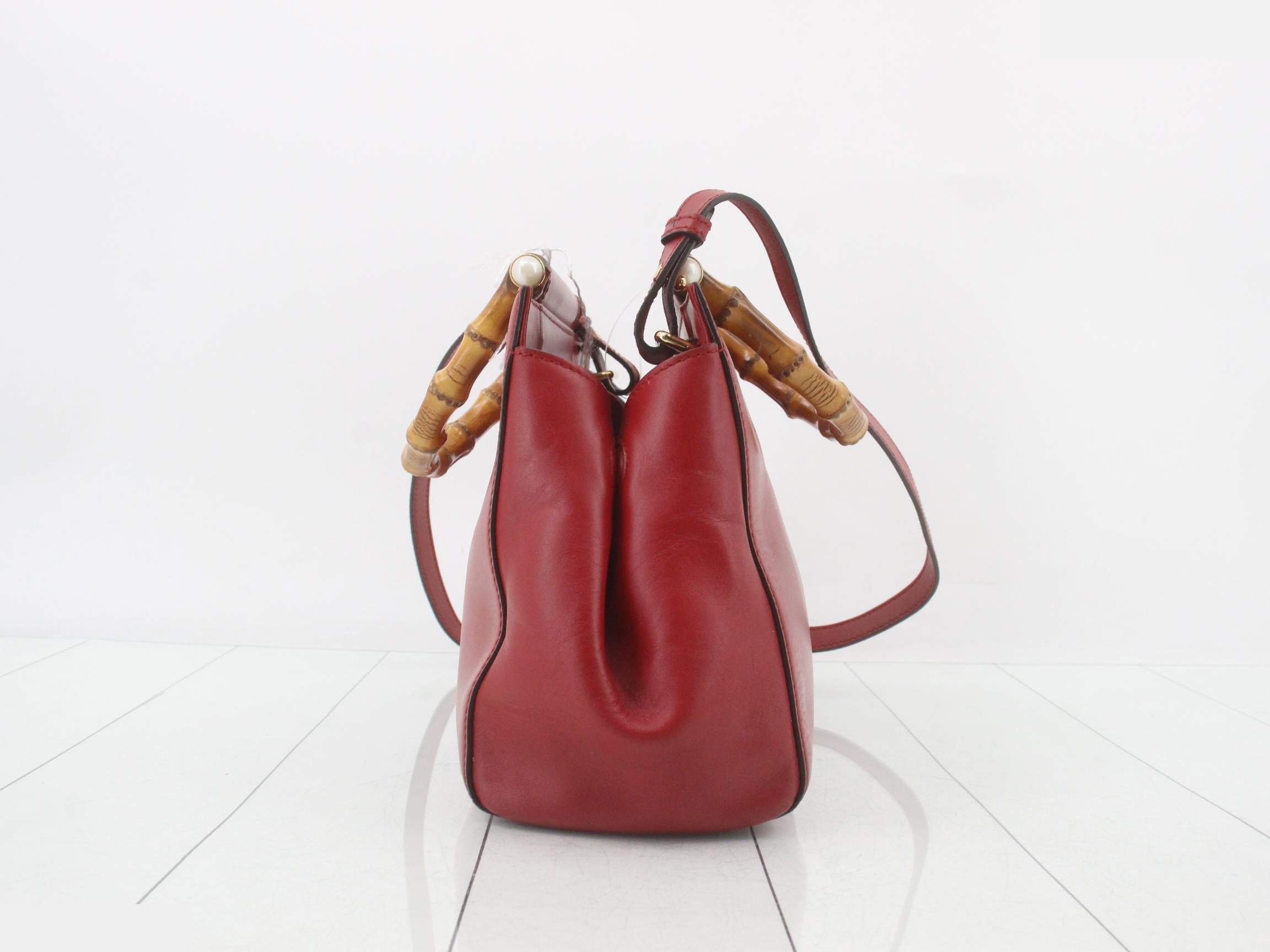 Bamboo Leather 2-Way Shoulder/Handbag — view 4