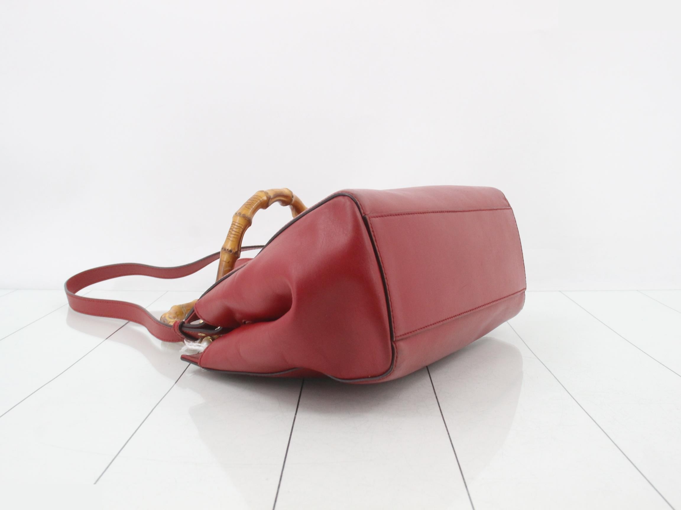 Bamboo Leather 2-Way Shoulder/Handbag — view 5