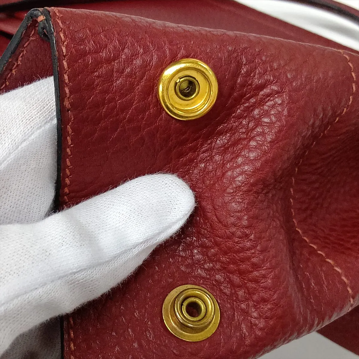 La Tote Togo Rouge H Gold Hardware C:1999 — view 15