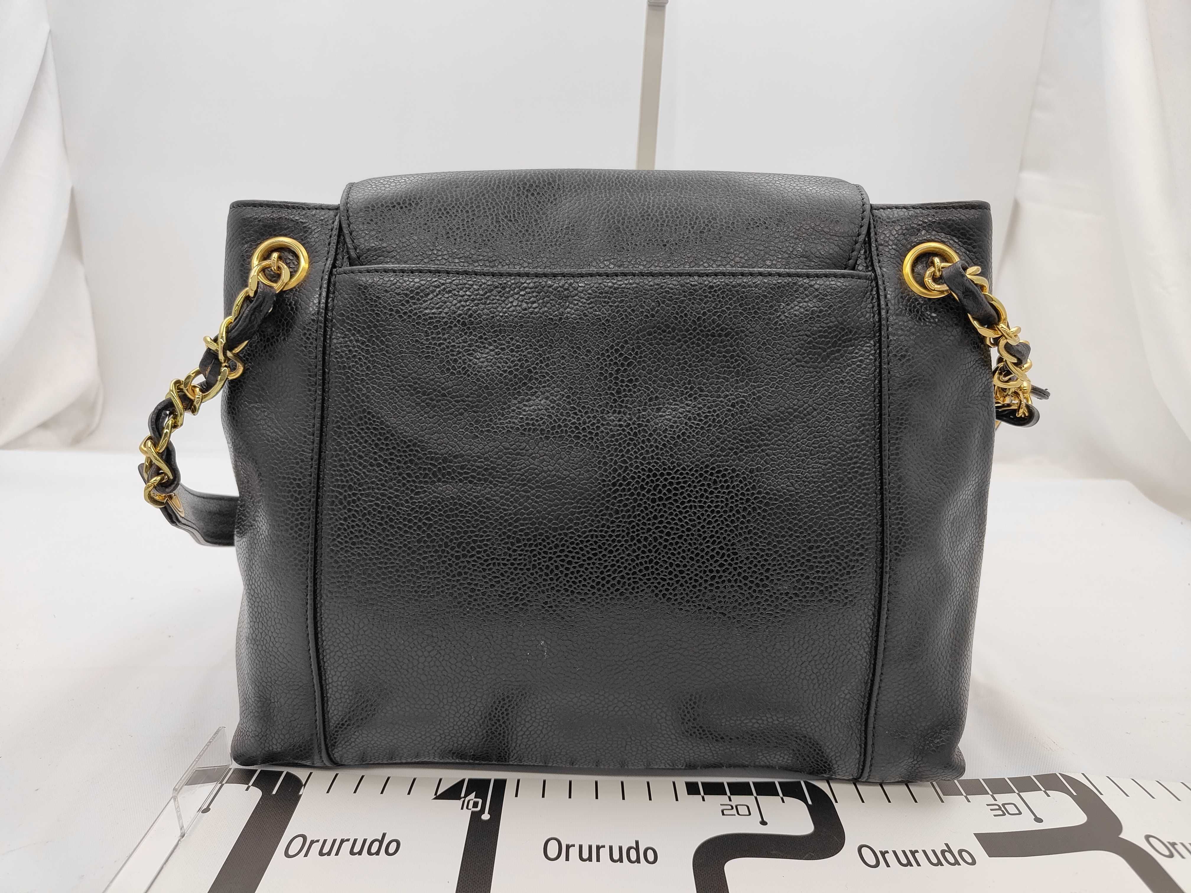 Coco Mark Turnlock Chain Shoulder Bag, Caviar Black, Series 4 Shoulder Bag — view 2