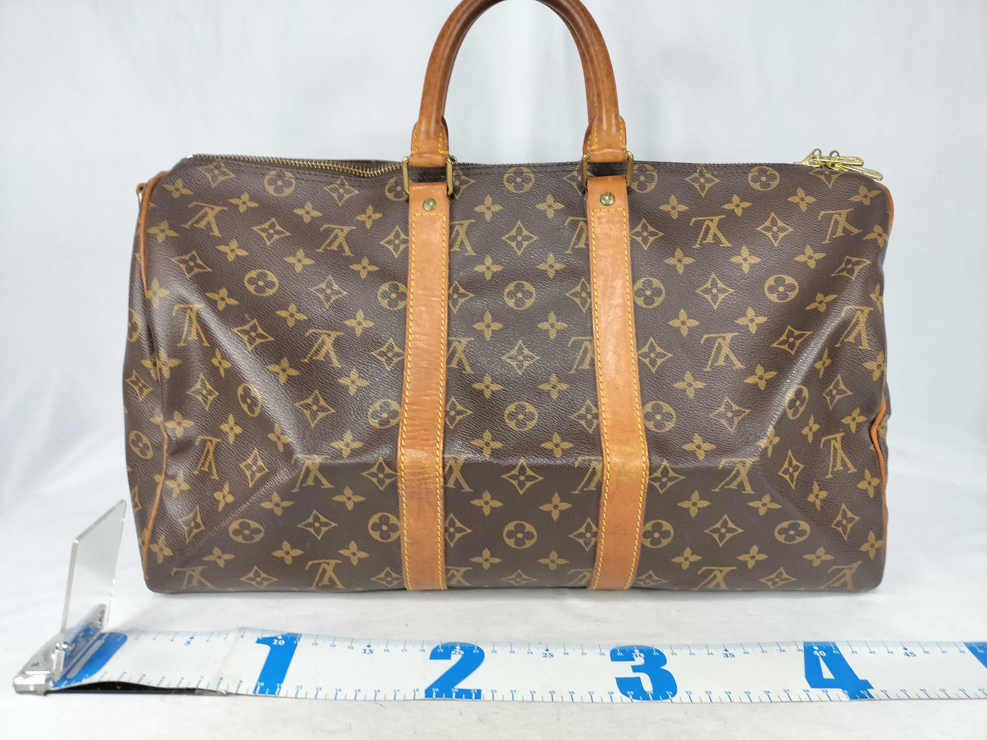 Monogram Louis Vuitton Keepall Bandoulière 45 Monogram Boston Bag — view 2