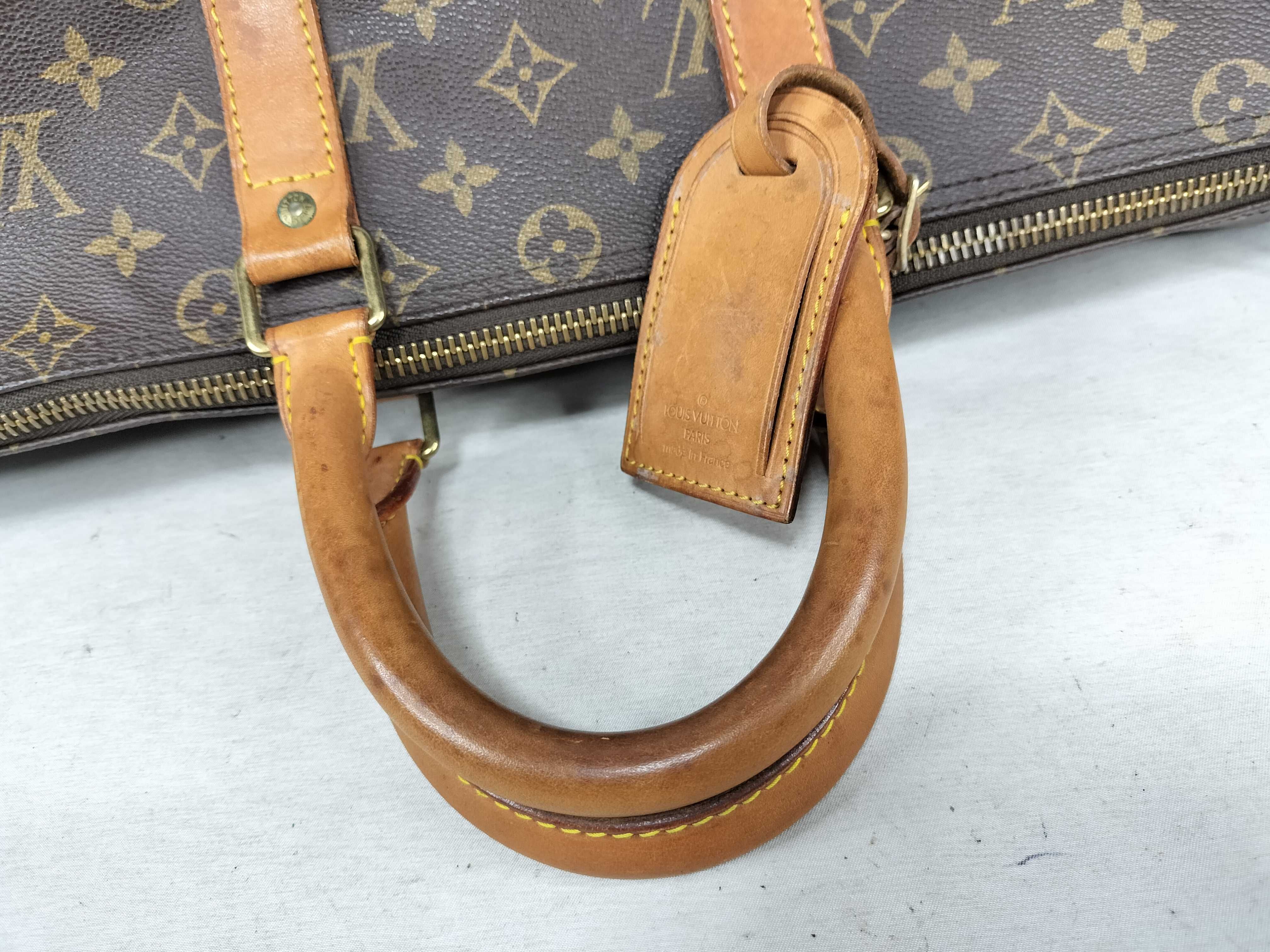 Monogram Louis Vuitton Keepall Bandoulière 45 Monogram Boston Bag — view 3