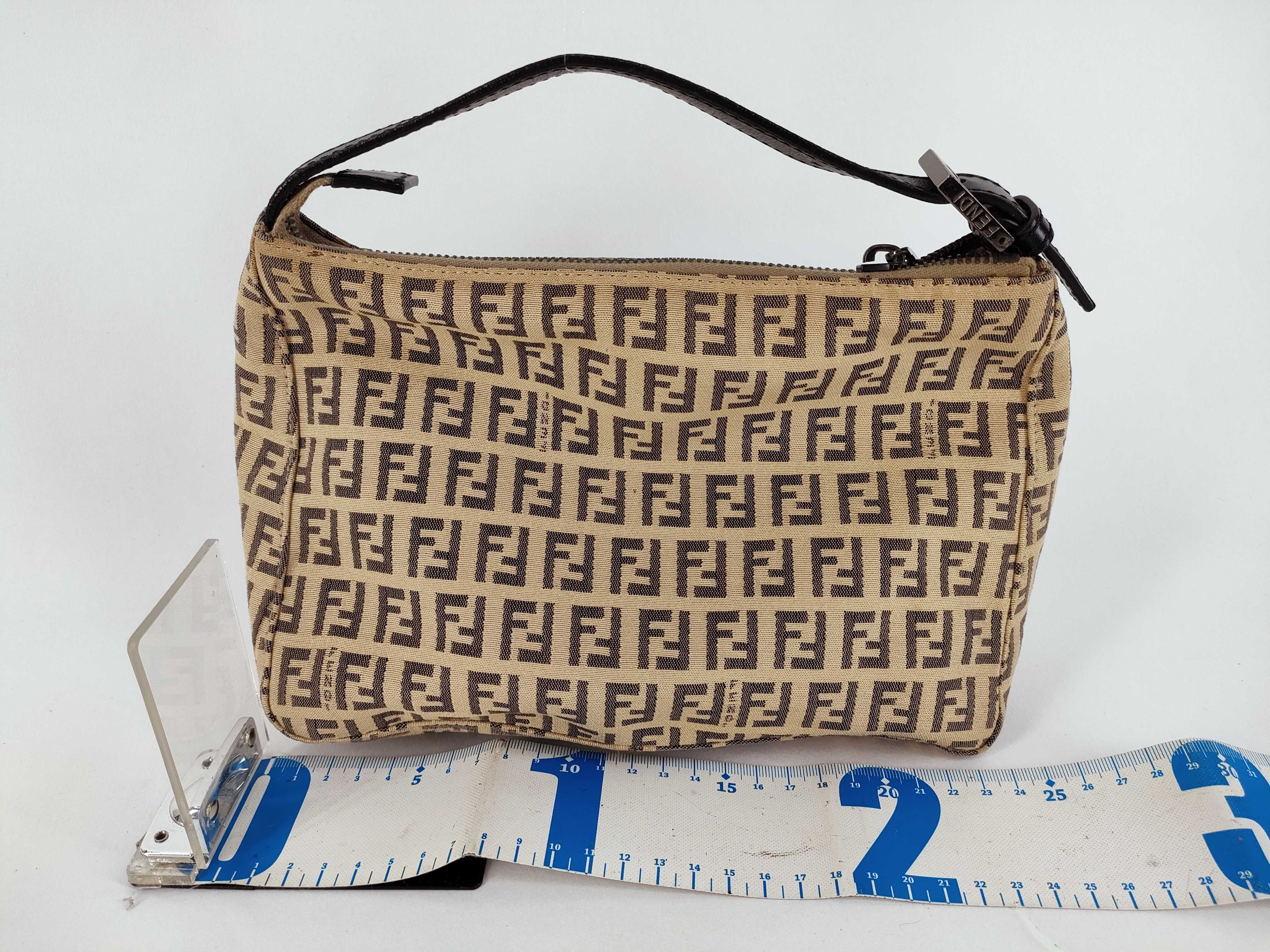 Zucca pattern Fendi Zucchino accessory pouch — view 2