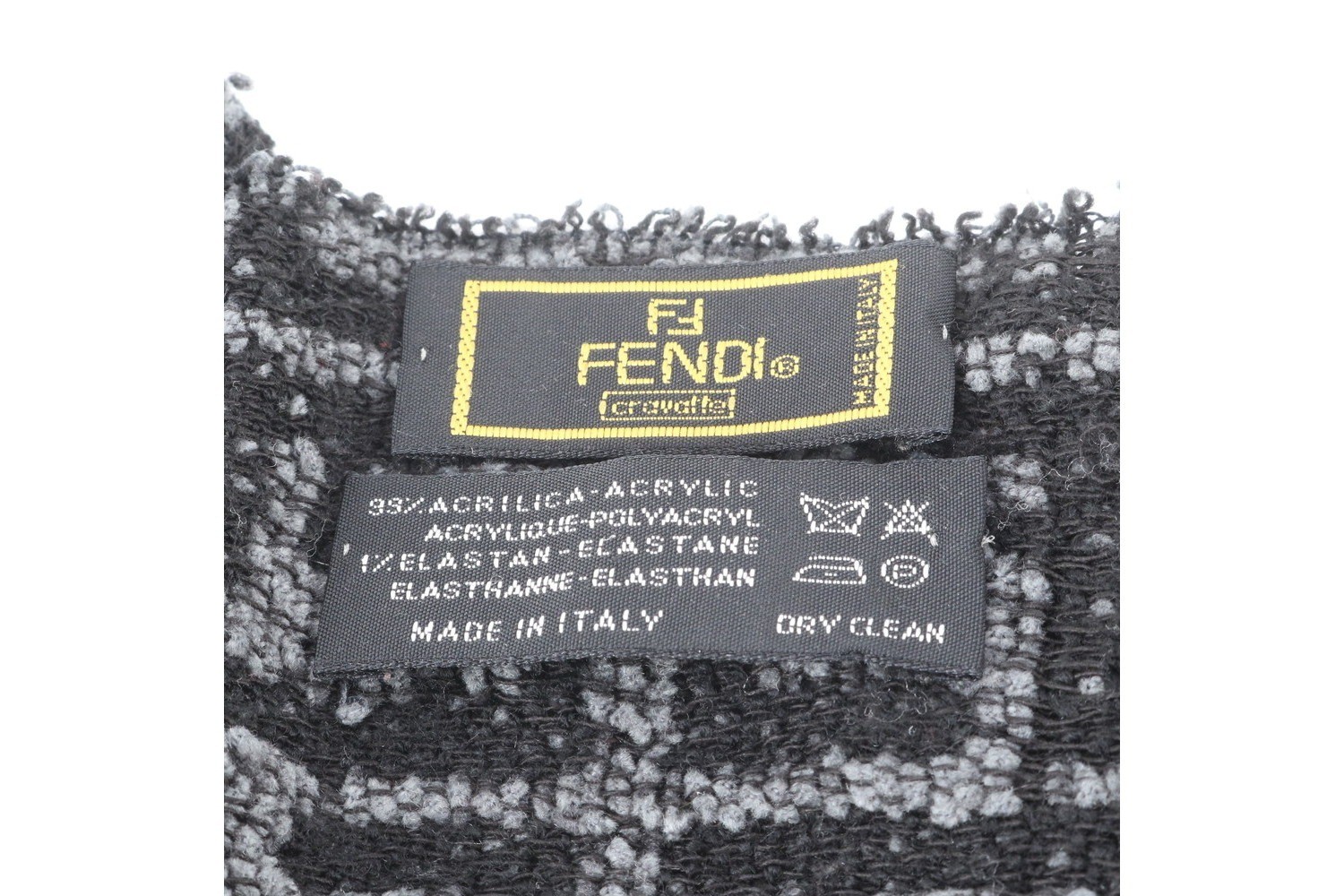 Tag attached FF Zucca (accessories) scarf — view 6