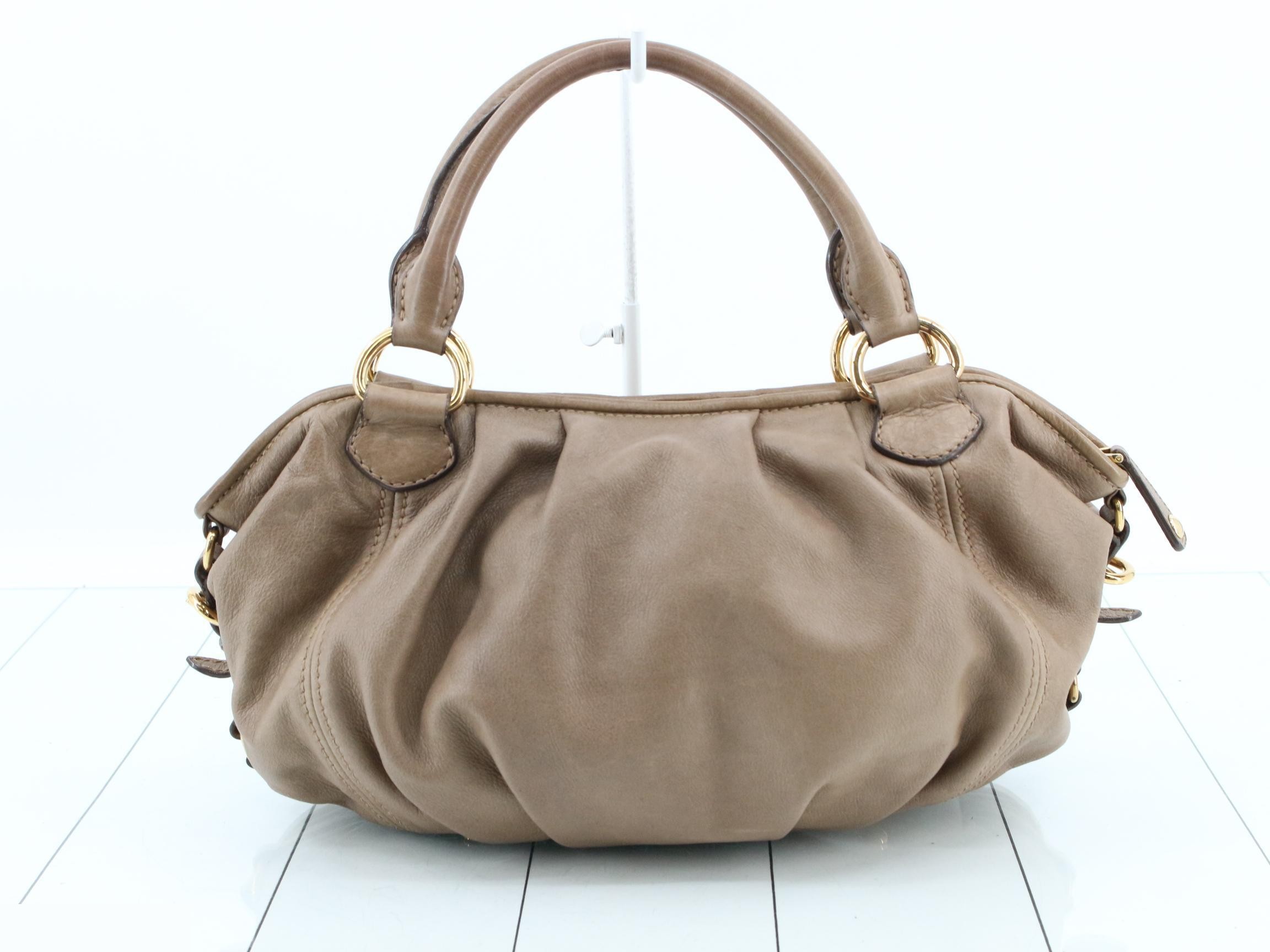 Vitello Luxe Handbag, Leather — view 2