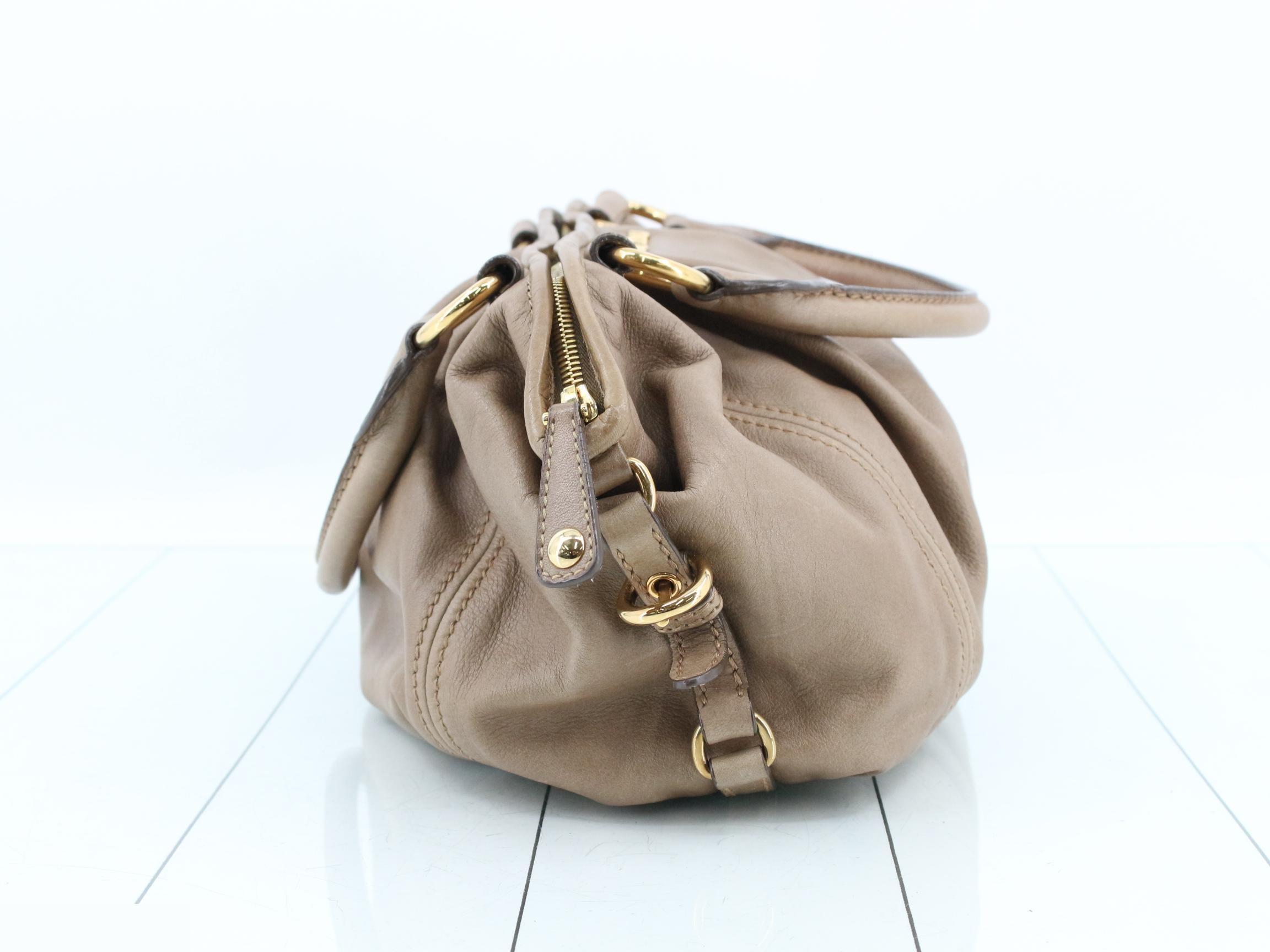 Vitello Luxe Handbag, Leather — view 4