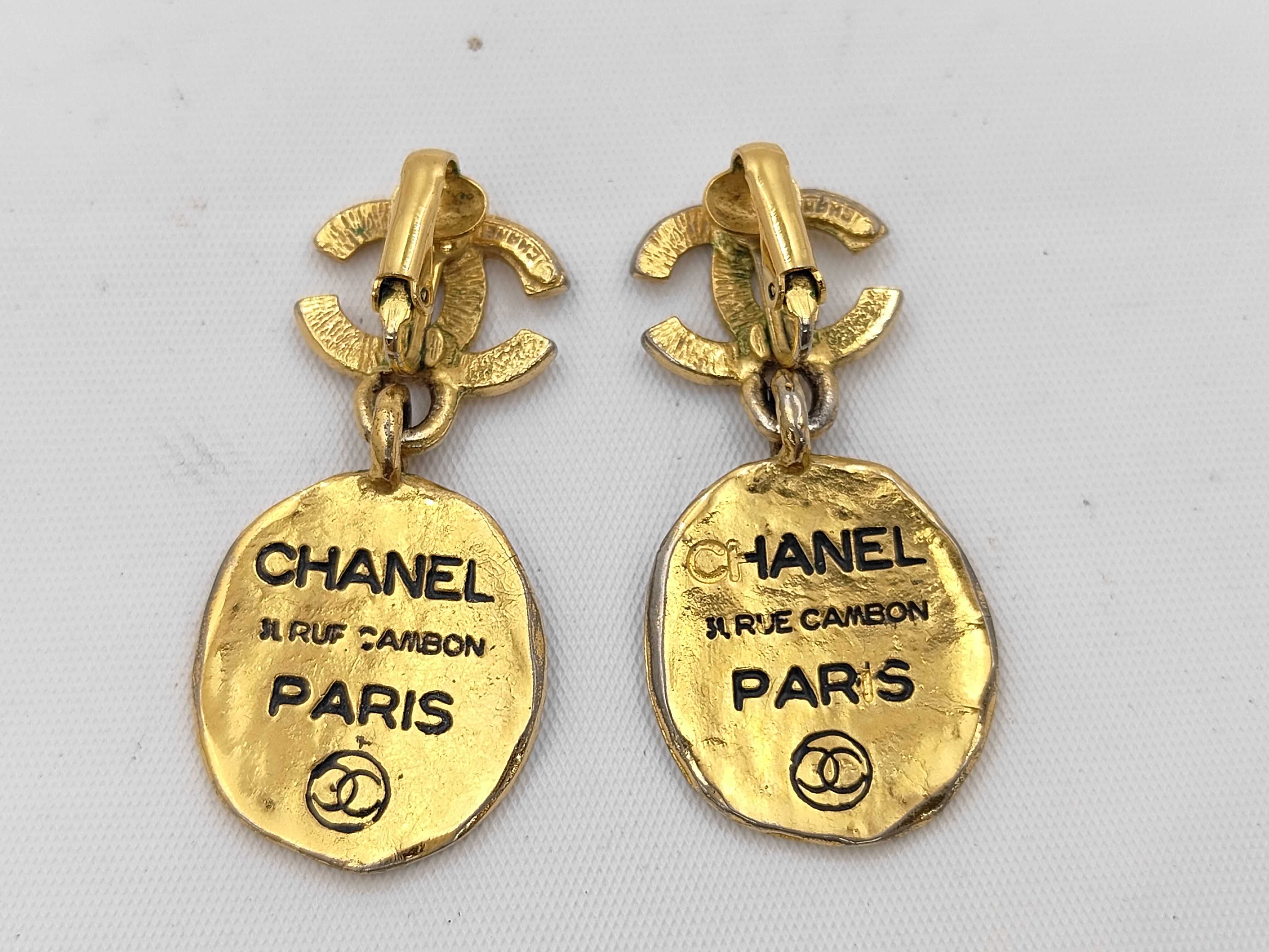 Coco/Cambon Plate Earrings — view 2