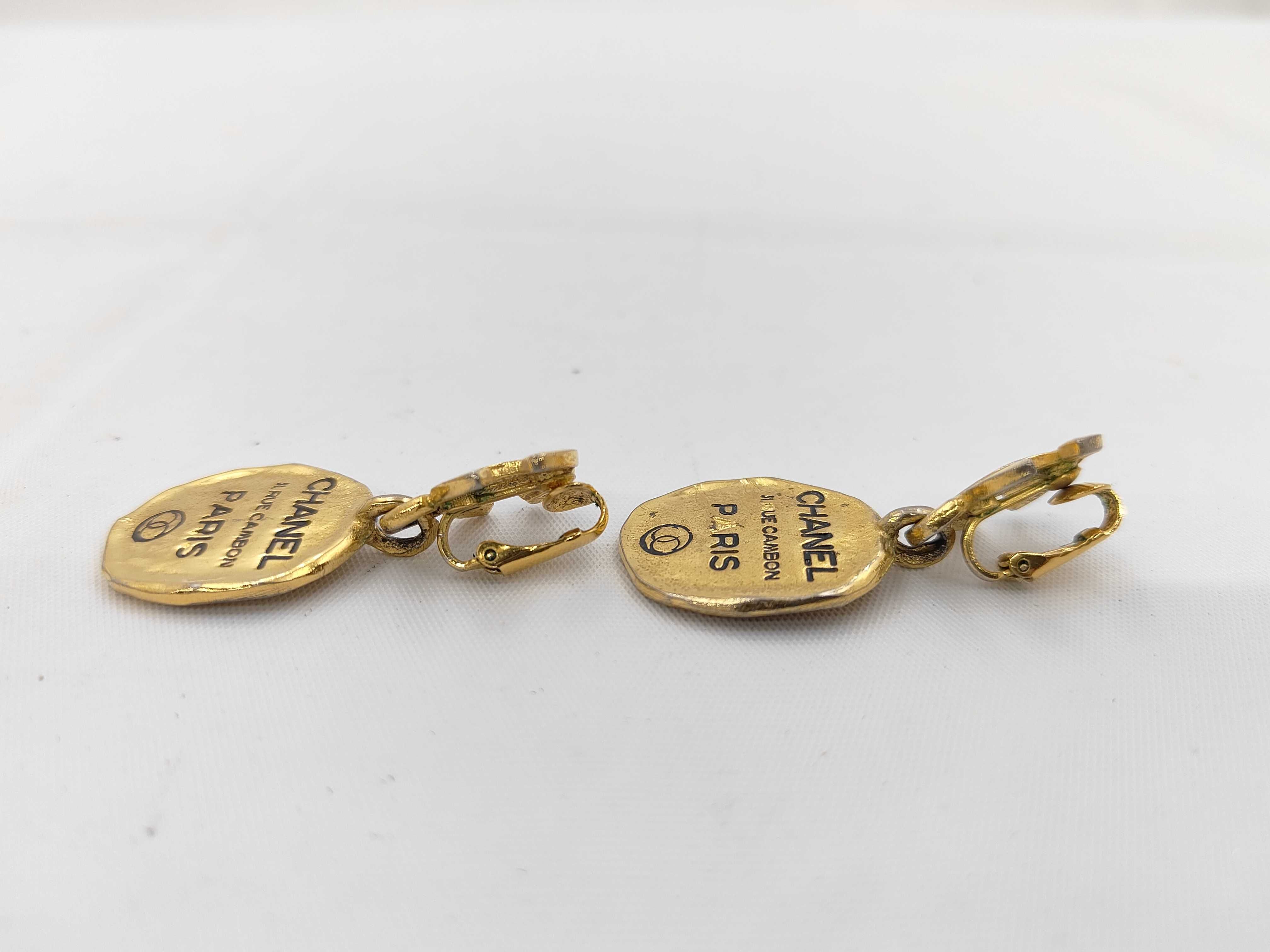 Coco/Cambon Plate Earrings — view 3