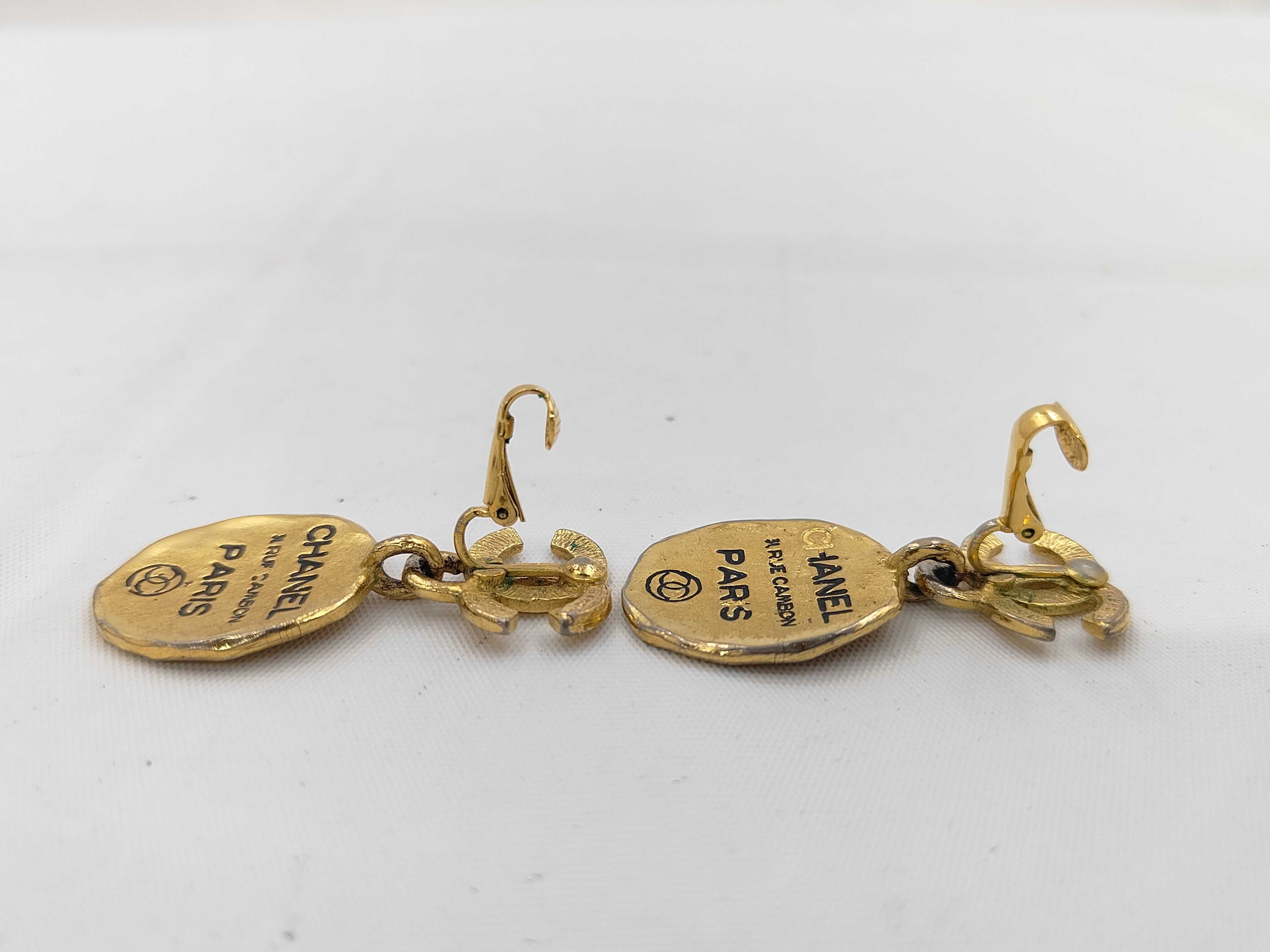 Coco/Cambon Plate Earrings — view 4