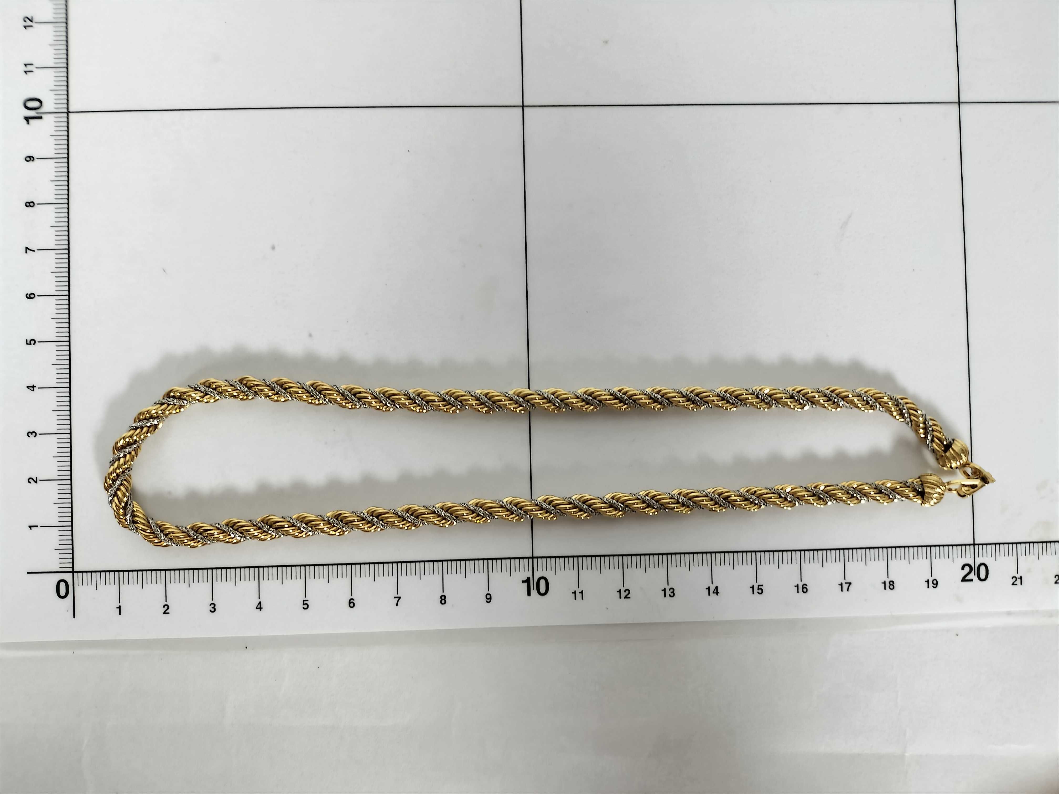 necklace in gold/silver. — view 7