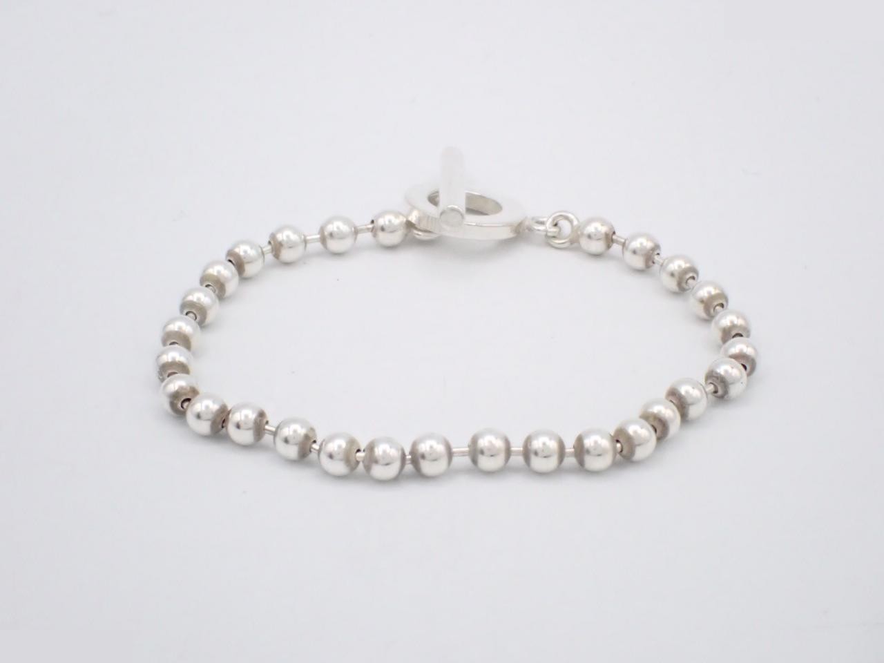 Ball chain bracelet, 925 sterling silver, 17.0g — view 2