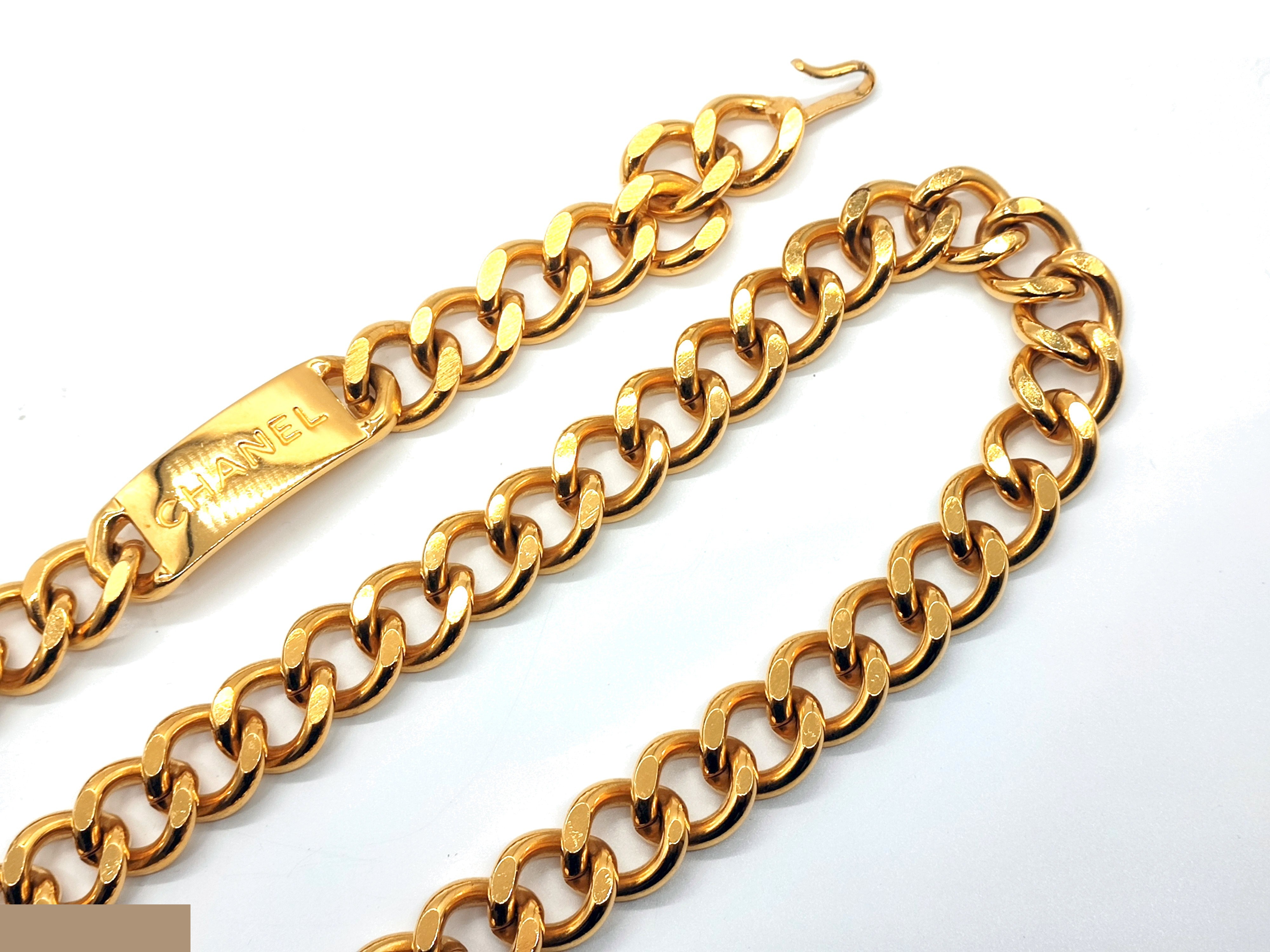 Coco Mark Chain Belt, Total Length Approx. 80cm — view 5