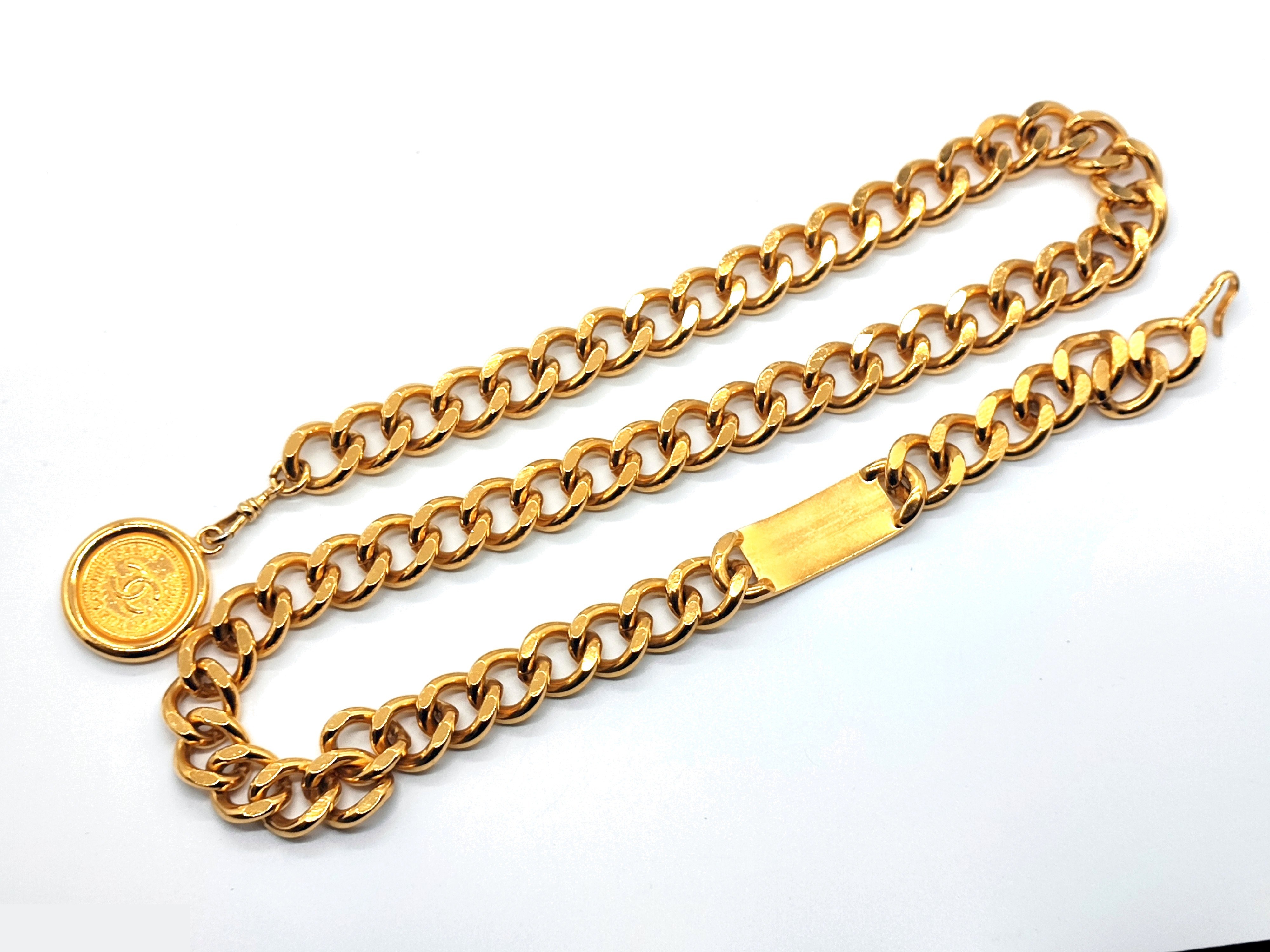 Coco Mark Chain Belt, Total Length Approx. 80cm — view 6