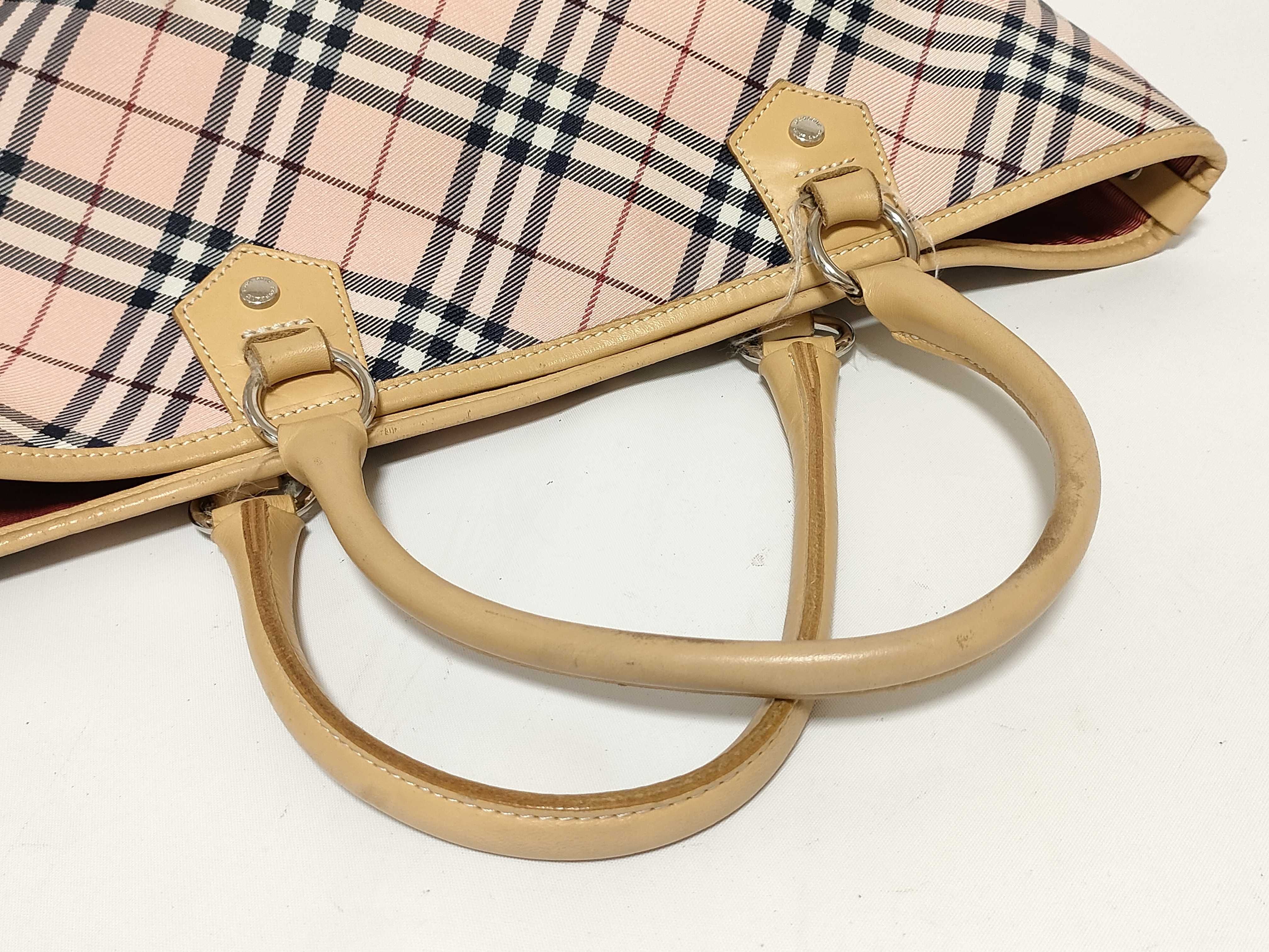 Blue Label Burberry Tote Bag Pink Tote Bag — view 3