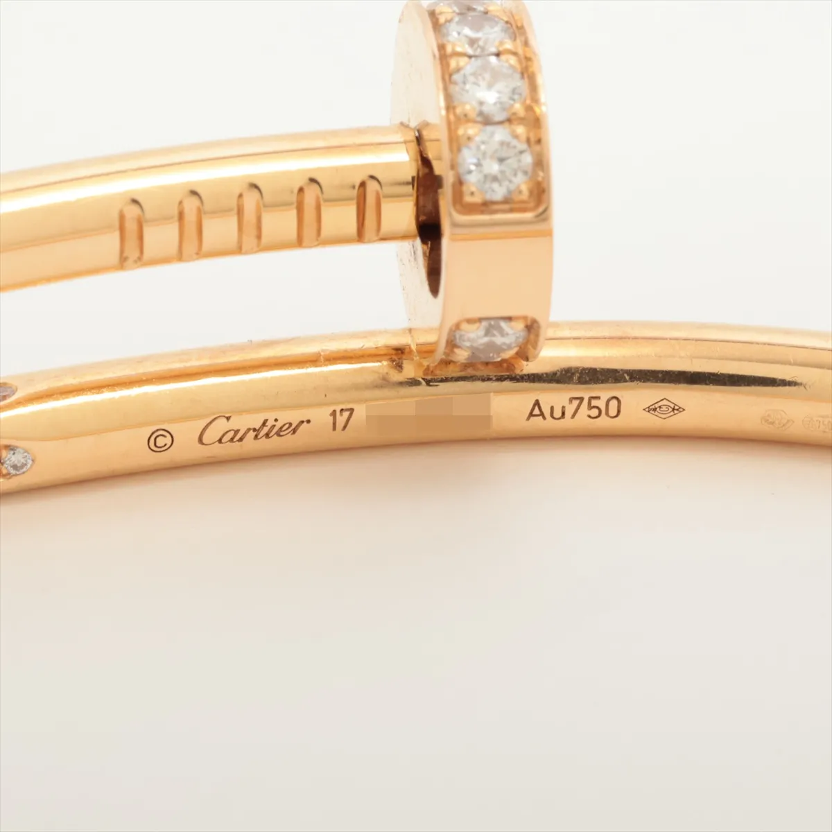 Juste un Clou Diamond Bracelet, 750 (PG), 32.3g, 17 CAP040 — view 6