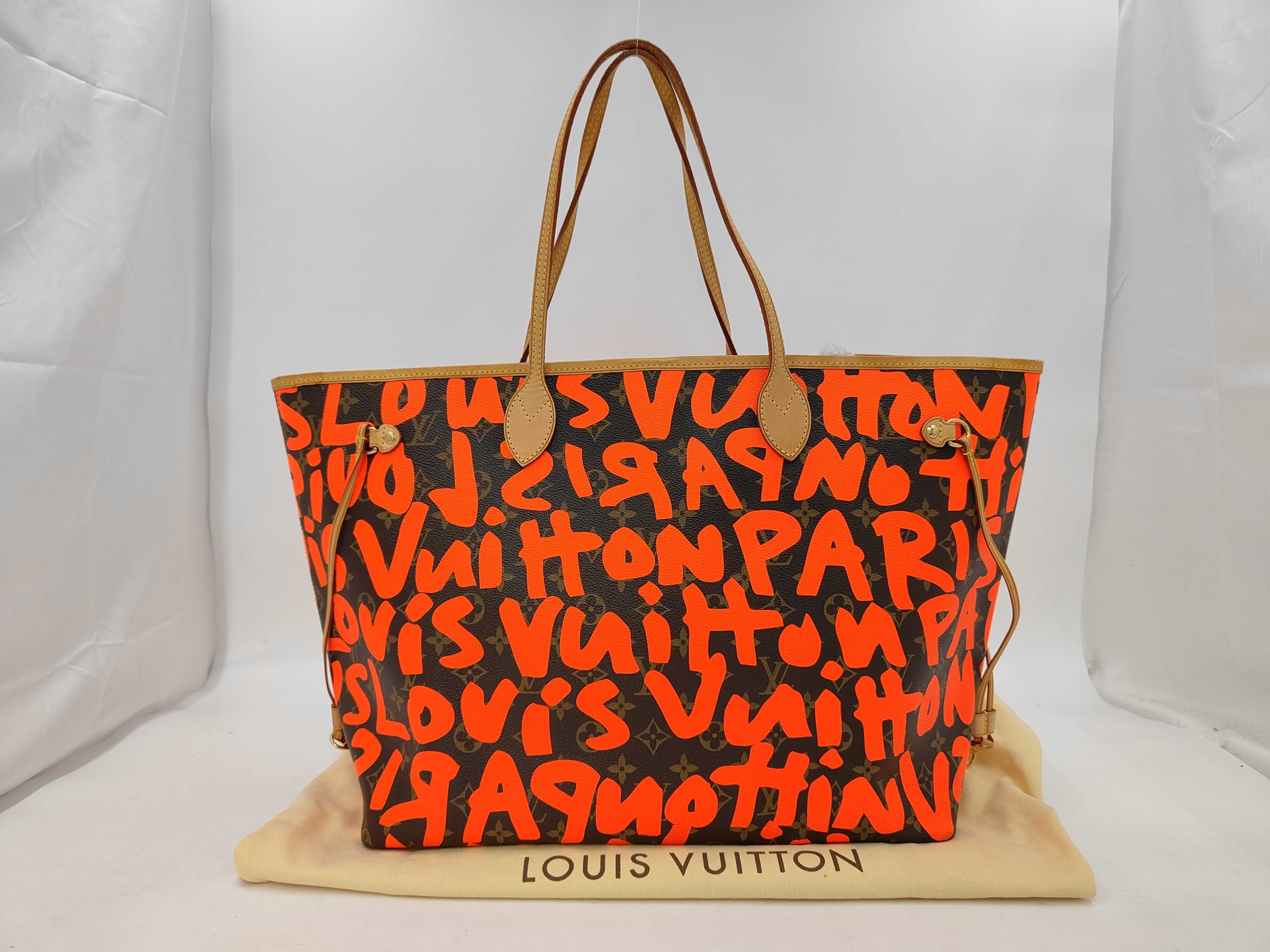 Neverfull GM Monogram Graffiti Brown GP Tote Bag