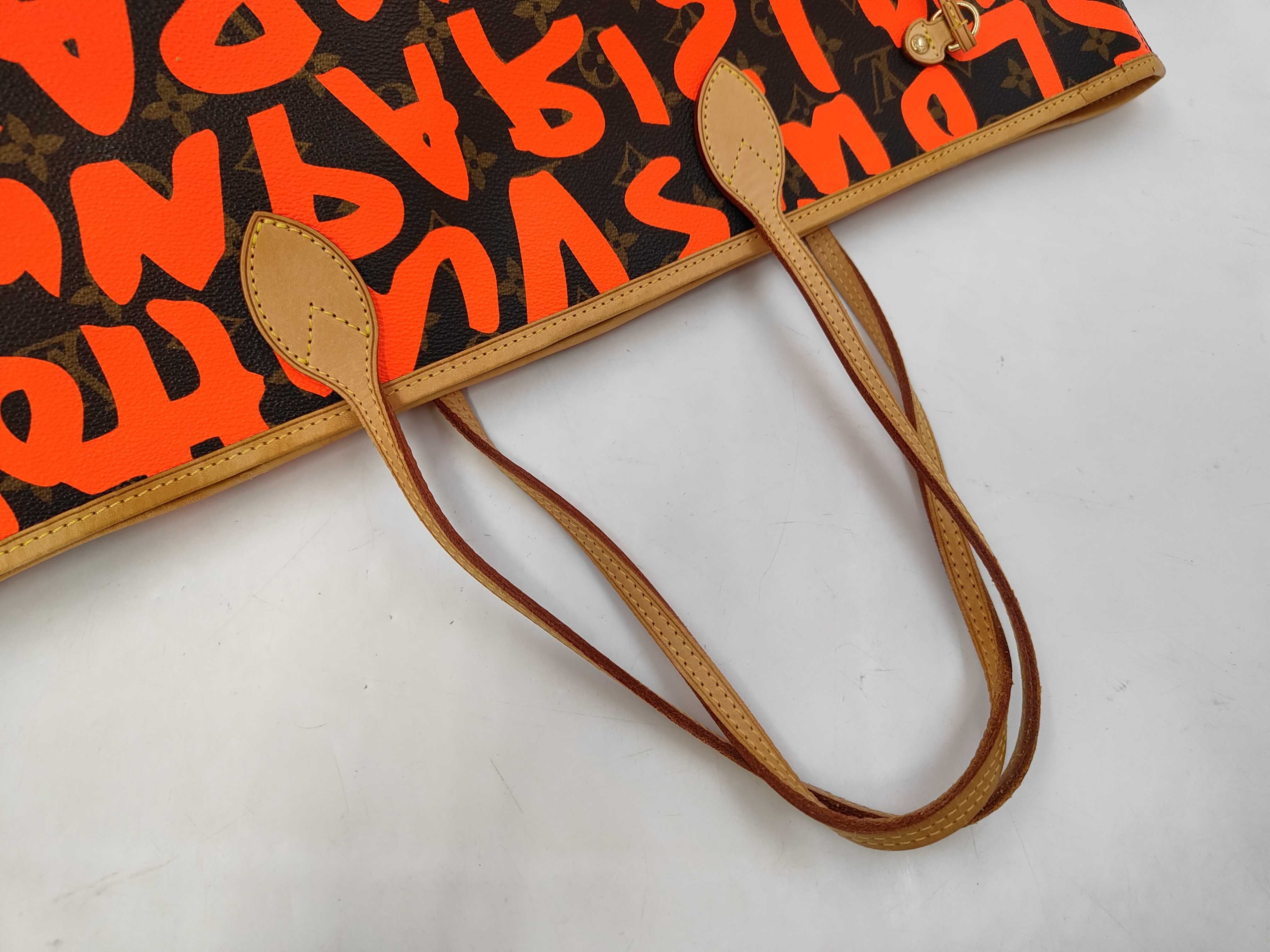 Neverfull GM Monogram Graffiti Brown GP Tote Bag — view 3