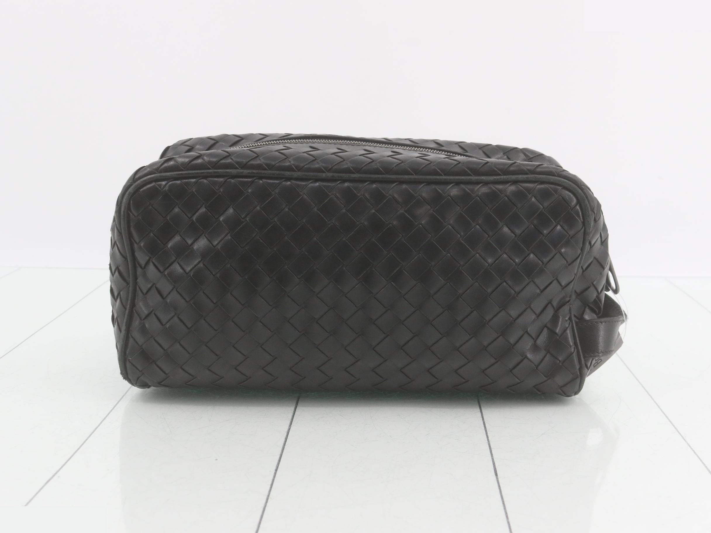 Intrecciato Second Bag, Black — view 2