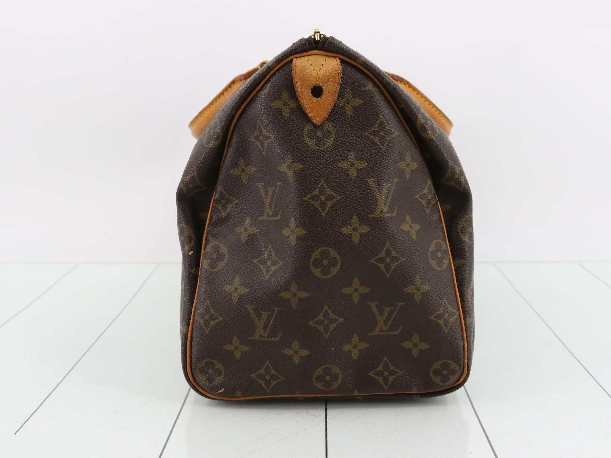 Speedy 35 Monogram Brown Handbag — view 3