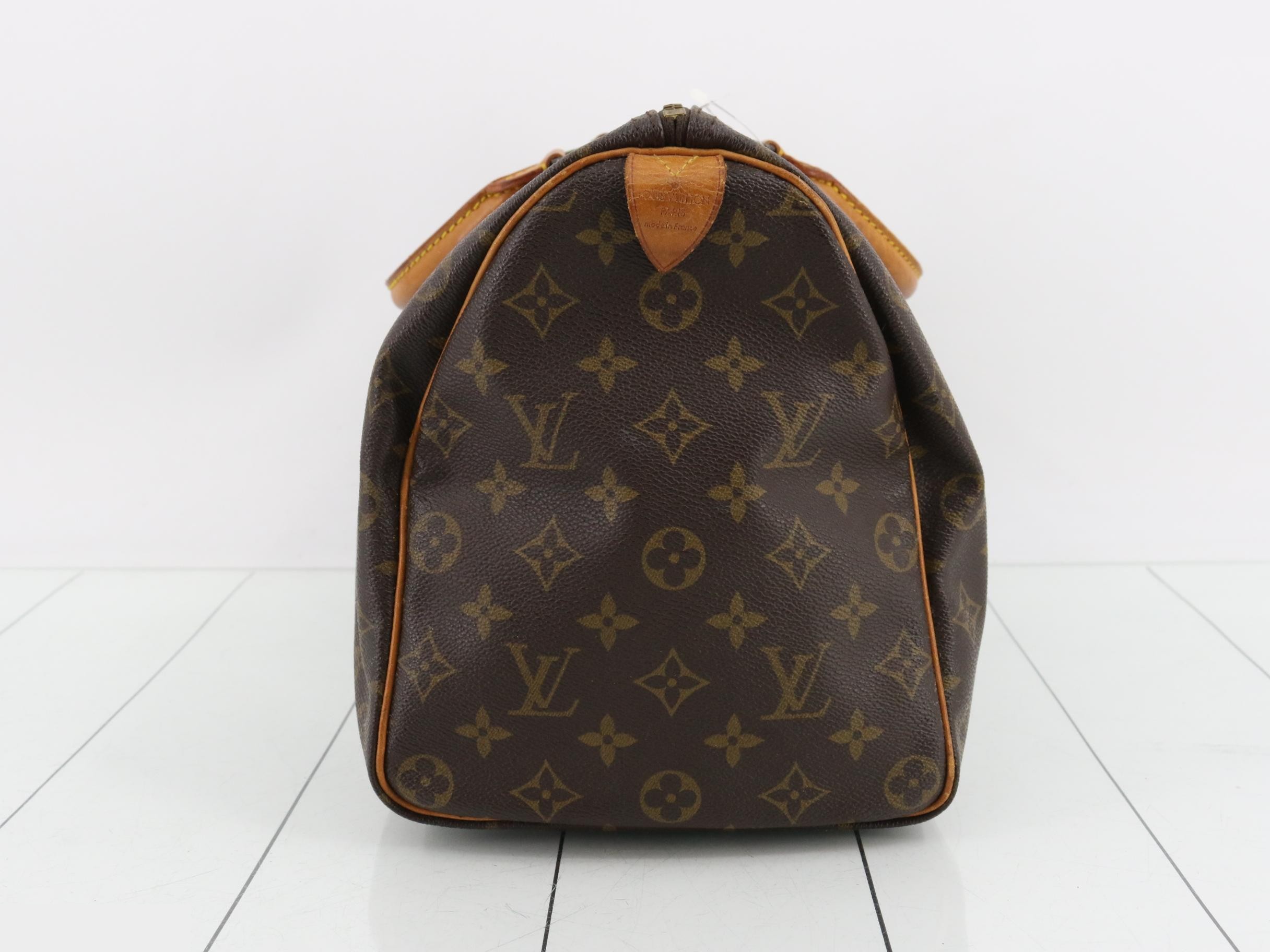 Speedy 35 Monogram Brown Handbag — view 4