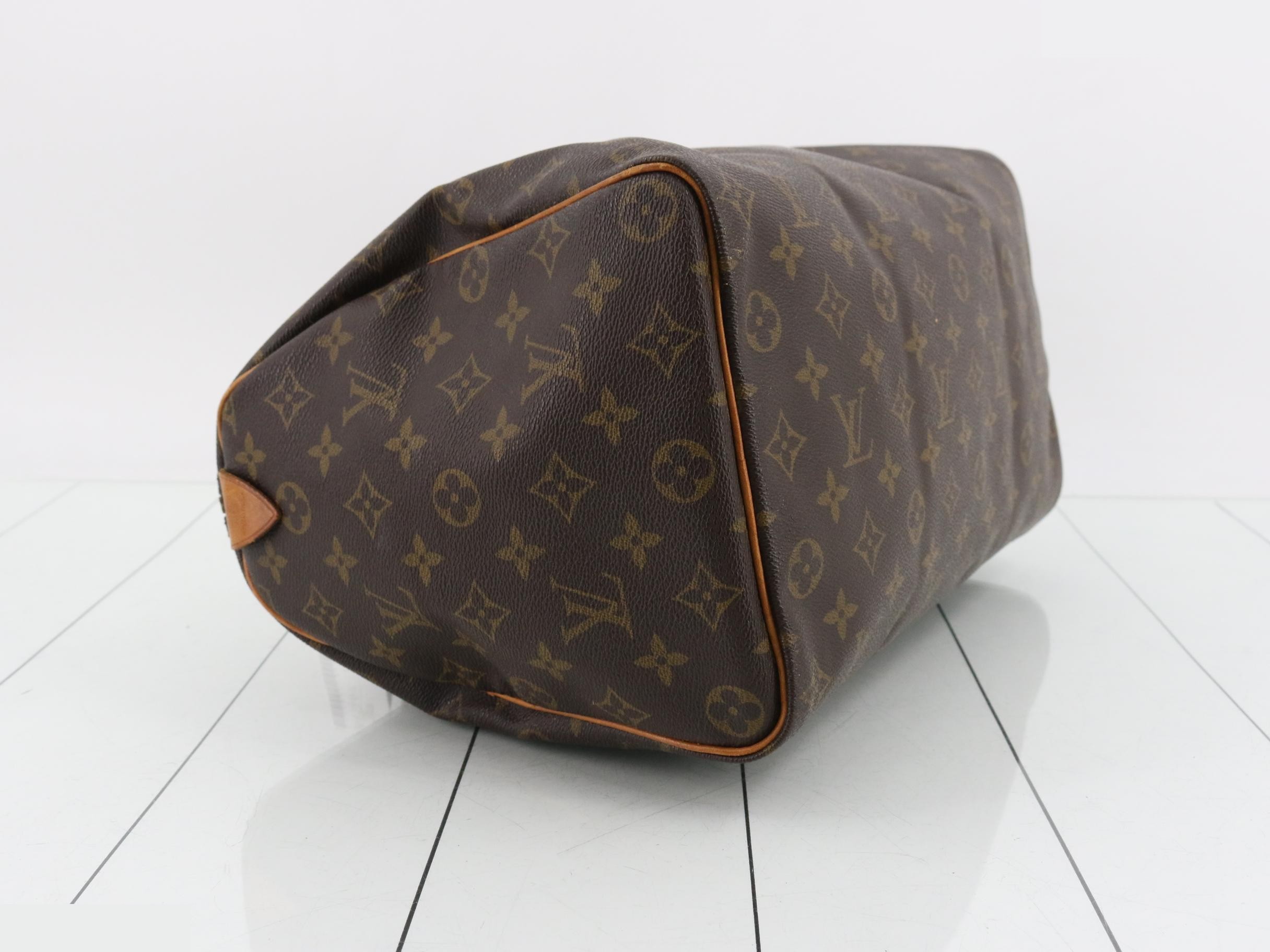 Speedy 35 Monogram Brown Handbag — view 5