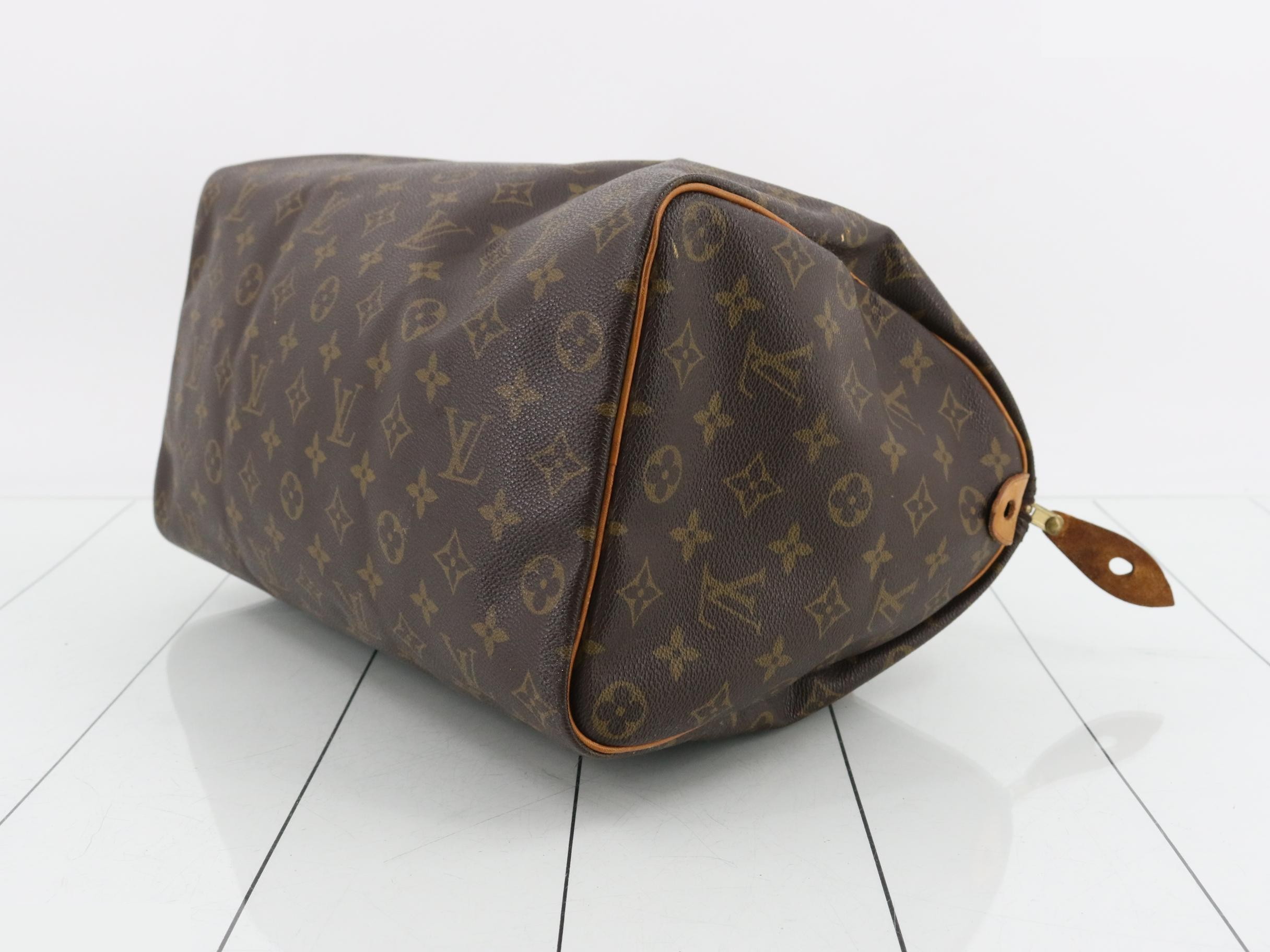 Speedy 35 Monogram Brown Handbag — view 6