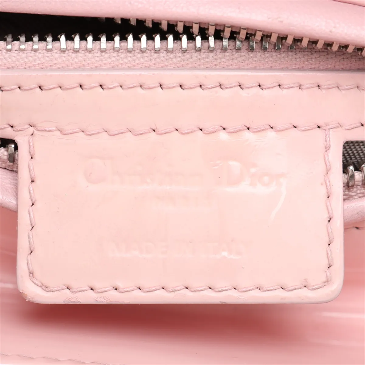 Cannage Lady Dior Patent Leather 2-Way Handbag Pink — view 10