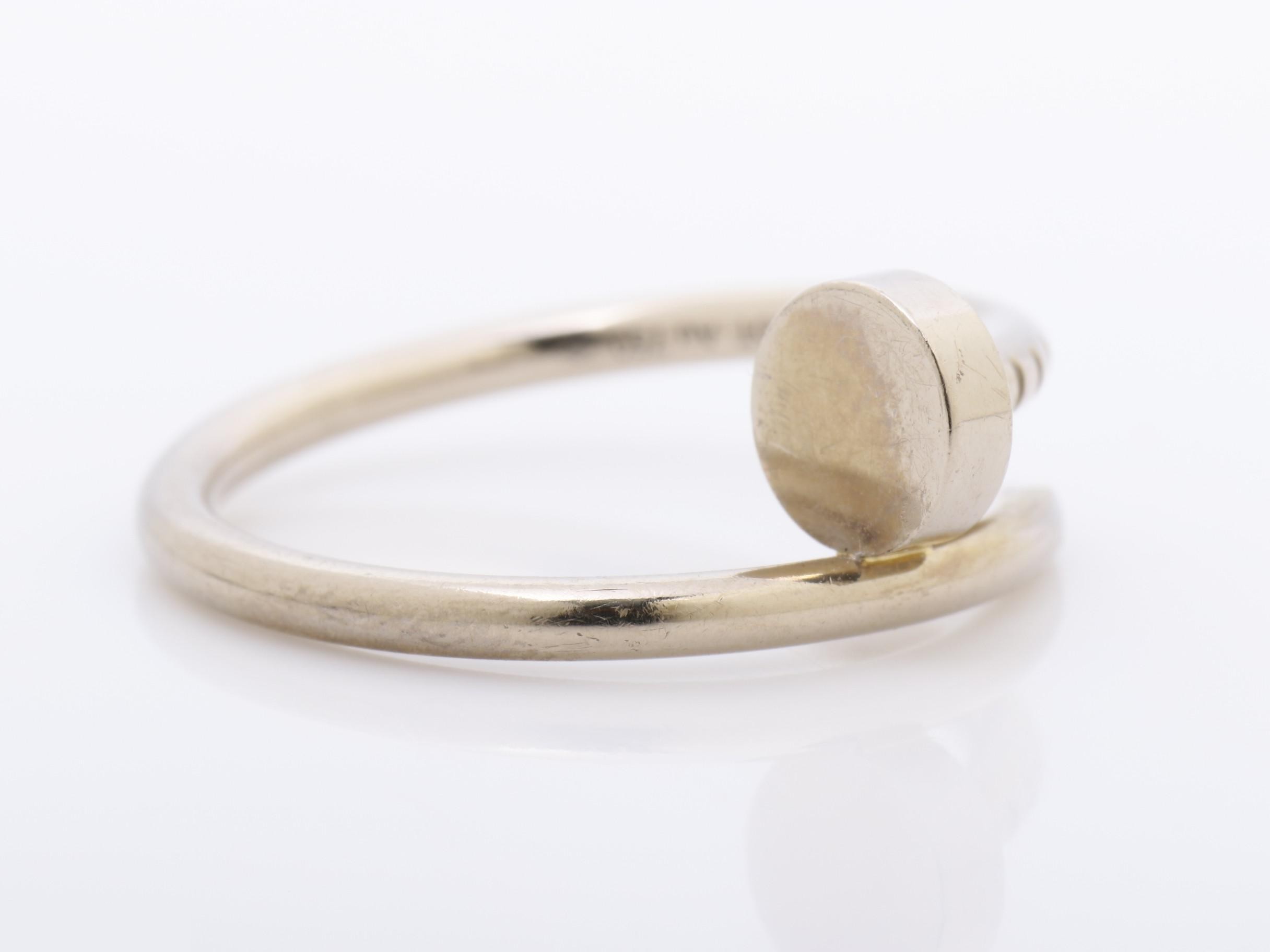 Juste un Clou ring, 750WG white gold, size #51, 3.6g — view 3