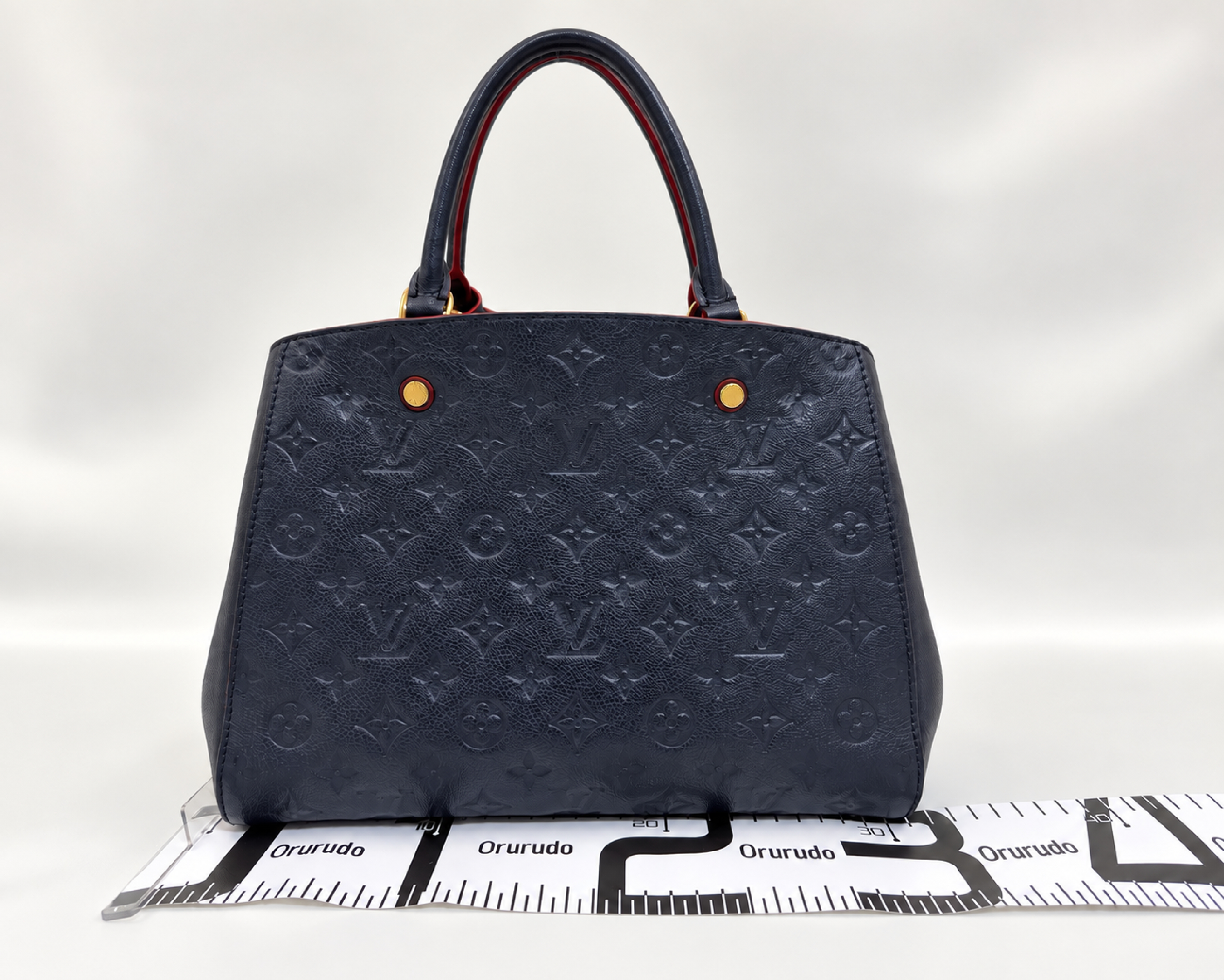 Monogram Empreinte Montaigne Navy MM M42746 2-Way Handbag — view 2