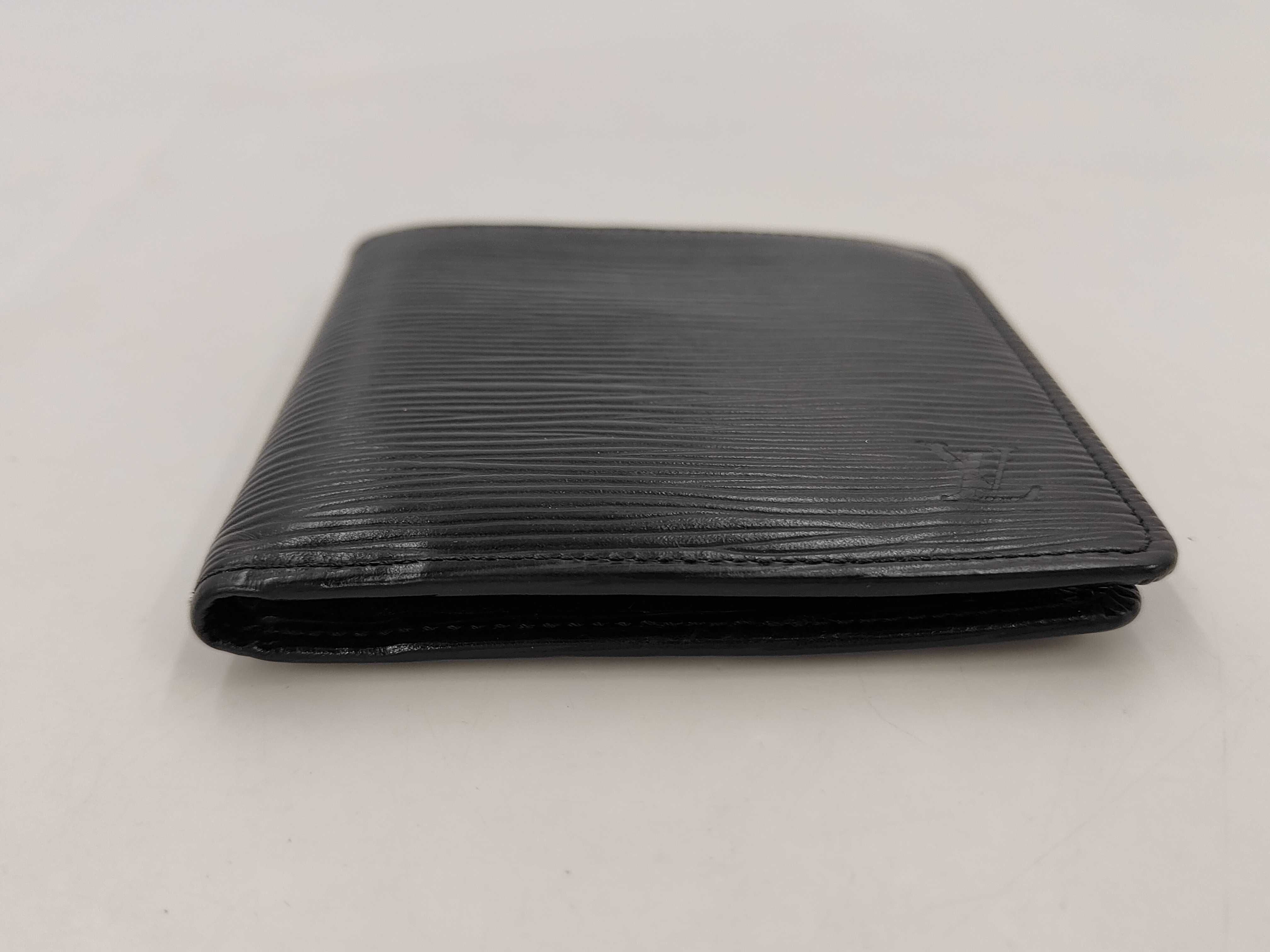 Epi Portefeuille Cartes Crédit Monnaie Noir VI0918 Wallet — view 3