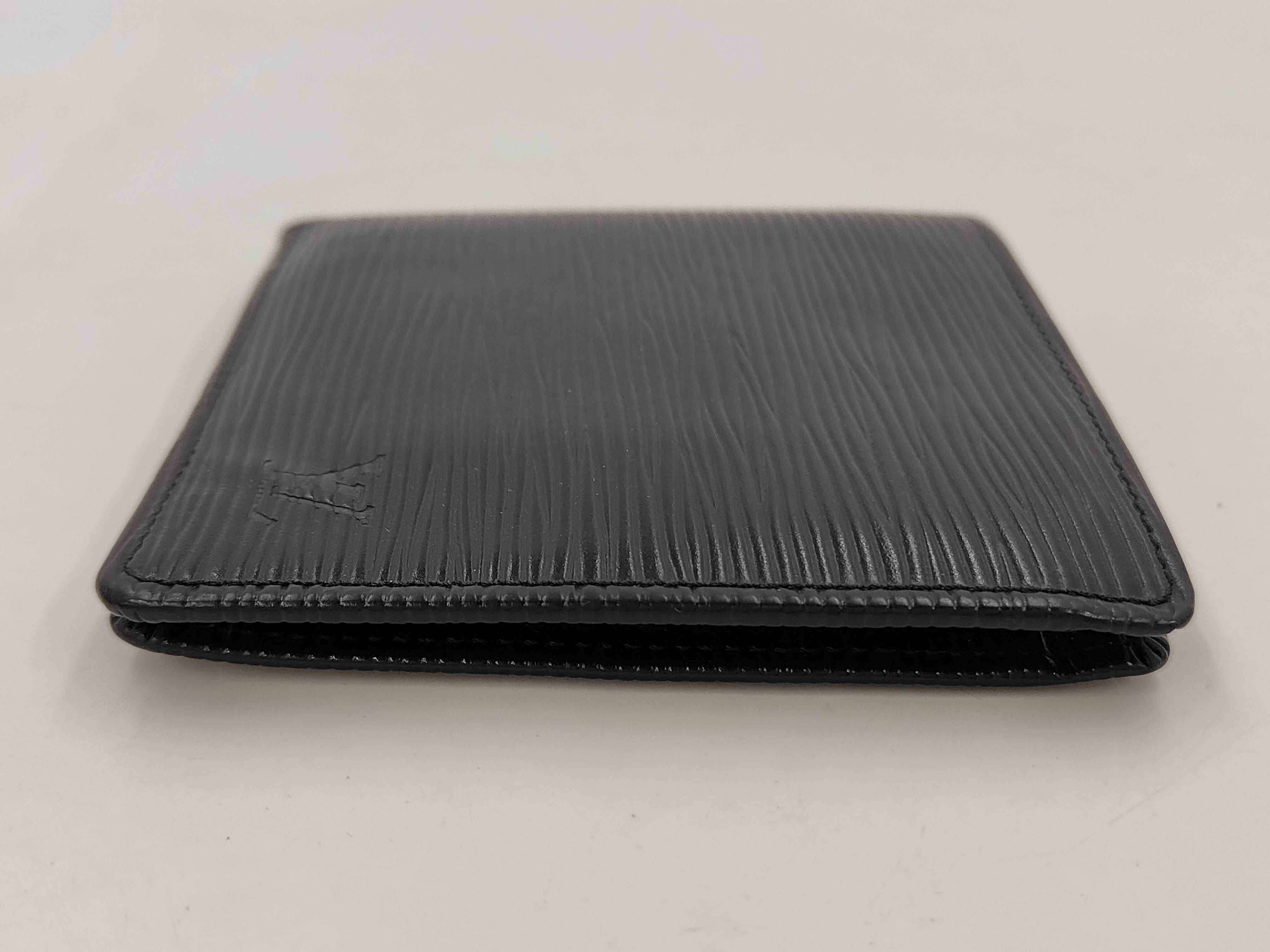 Epi Portefeuille Cartes Crédit Monnaie Noir VI0918 Wallet — view 4