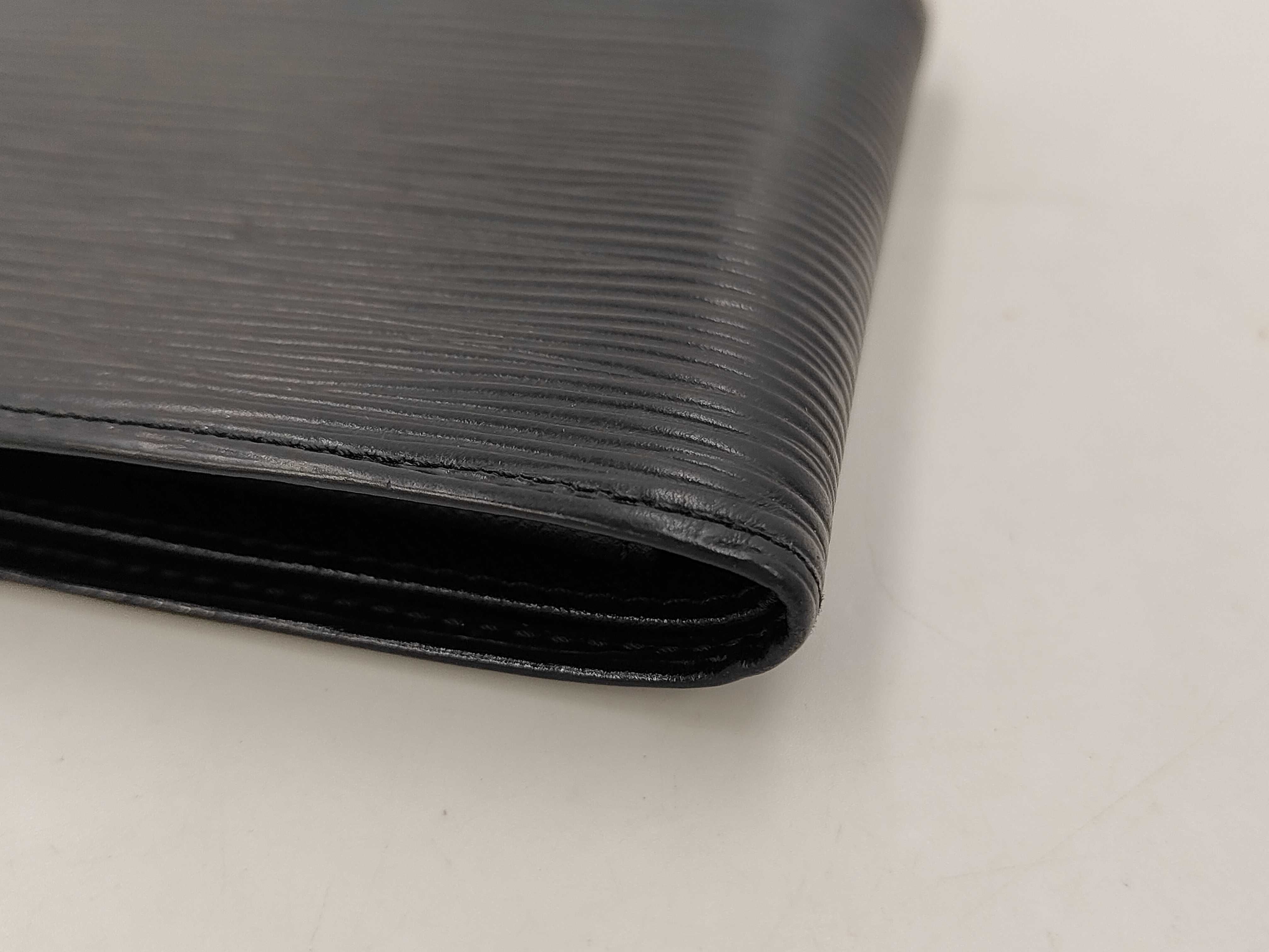 Epi Portefeuille Cartes Crédit Monnaie Noir VI0918 Wallet — view 5