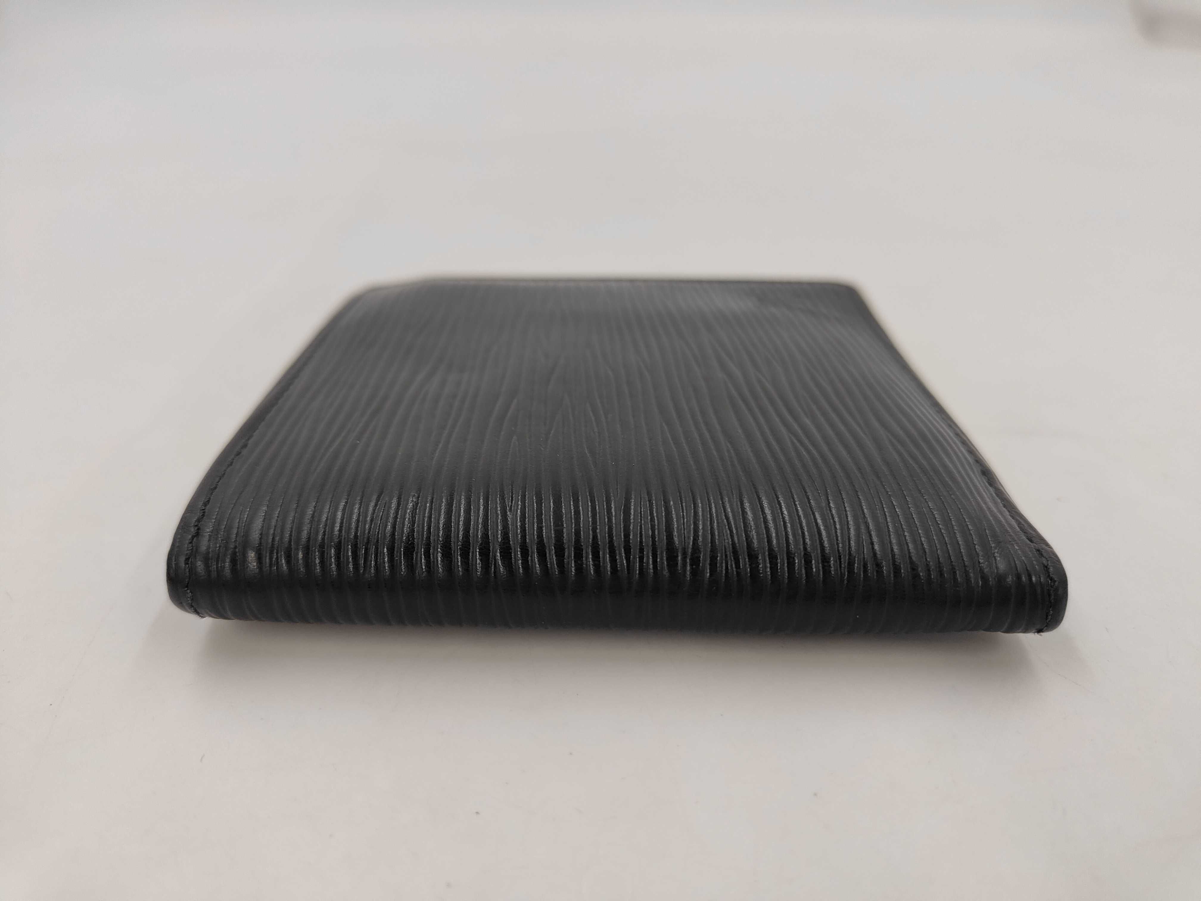 Epi Portefeuille Cartes Crédit Monnaie Noir VI0918 Wallet — view 6