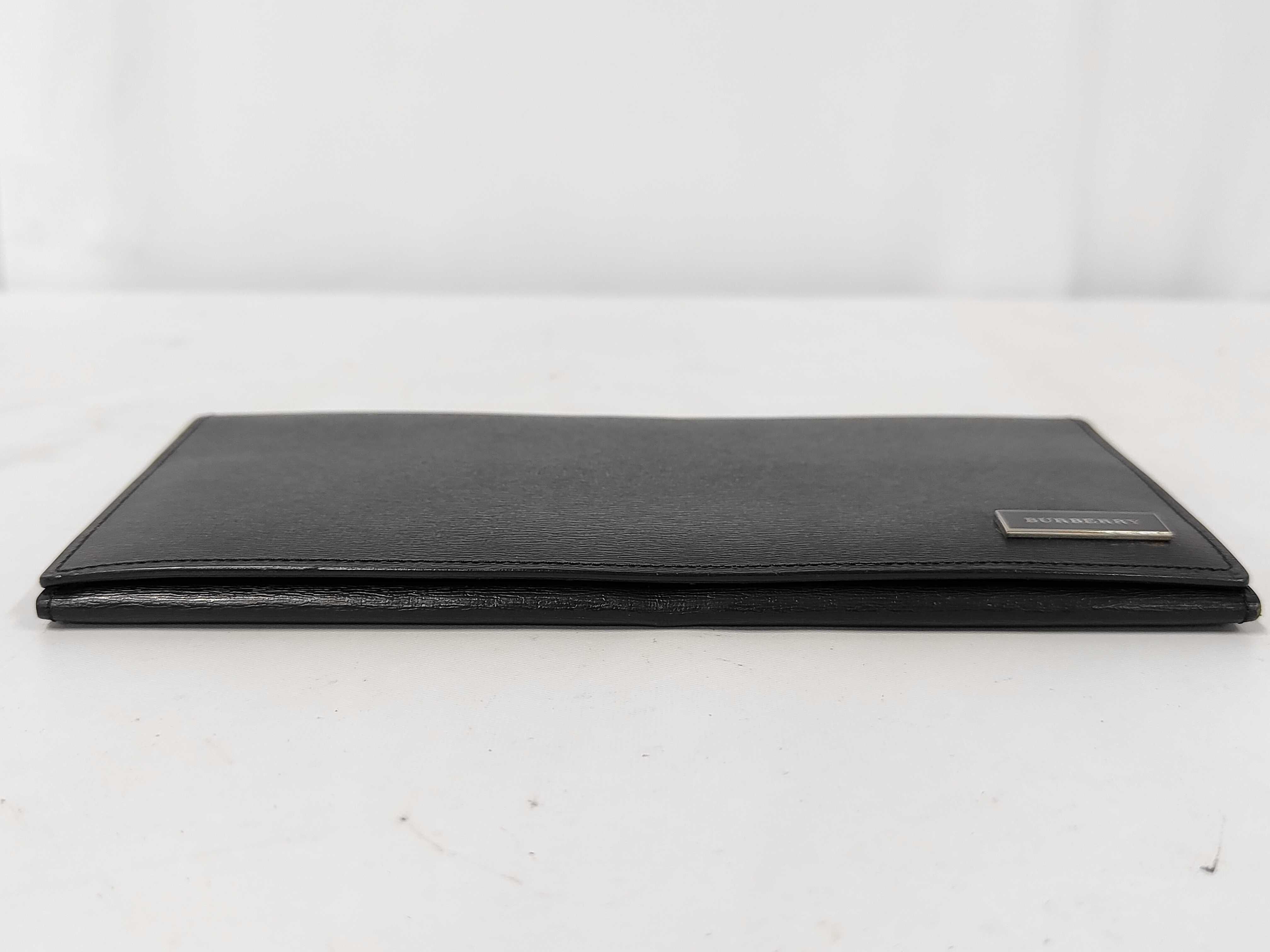 Leather Long Wallet Black Wallet — view 4