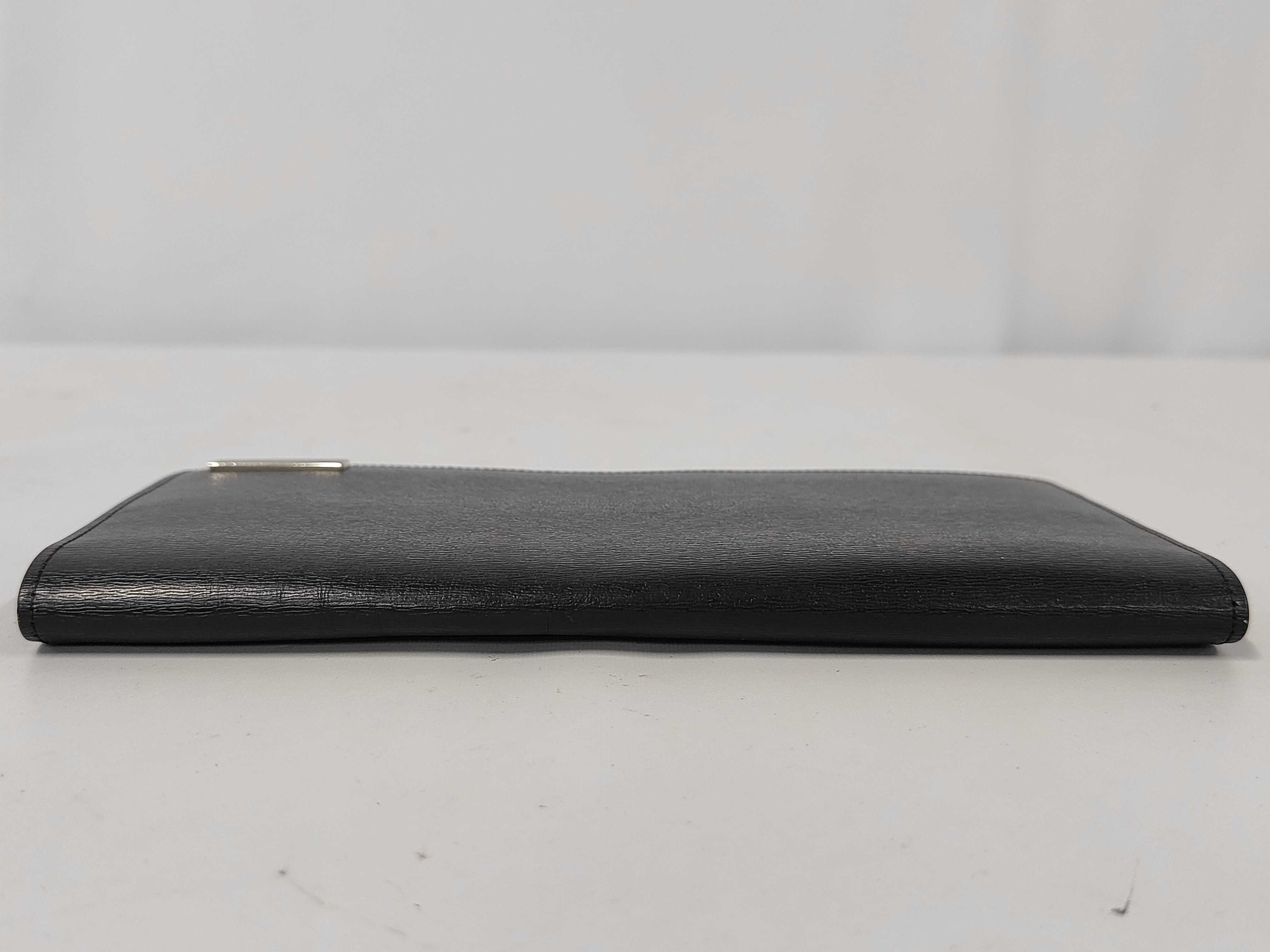 Leather Long Wallet Black Wallet — view 6