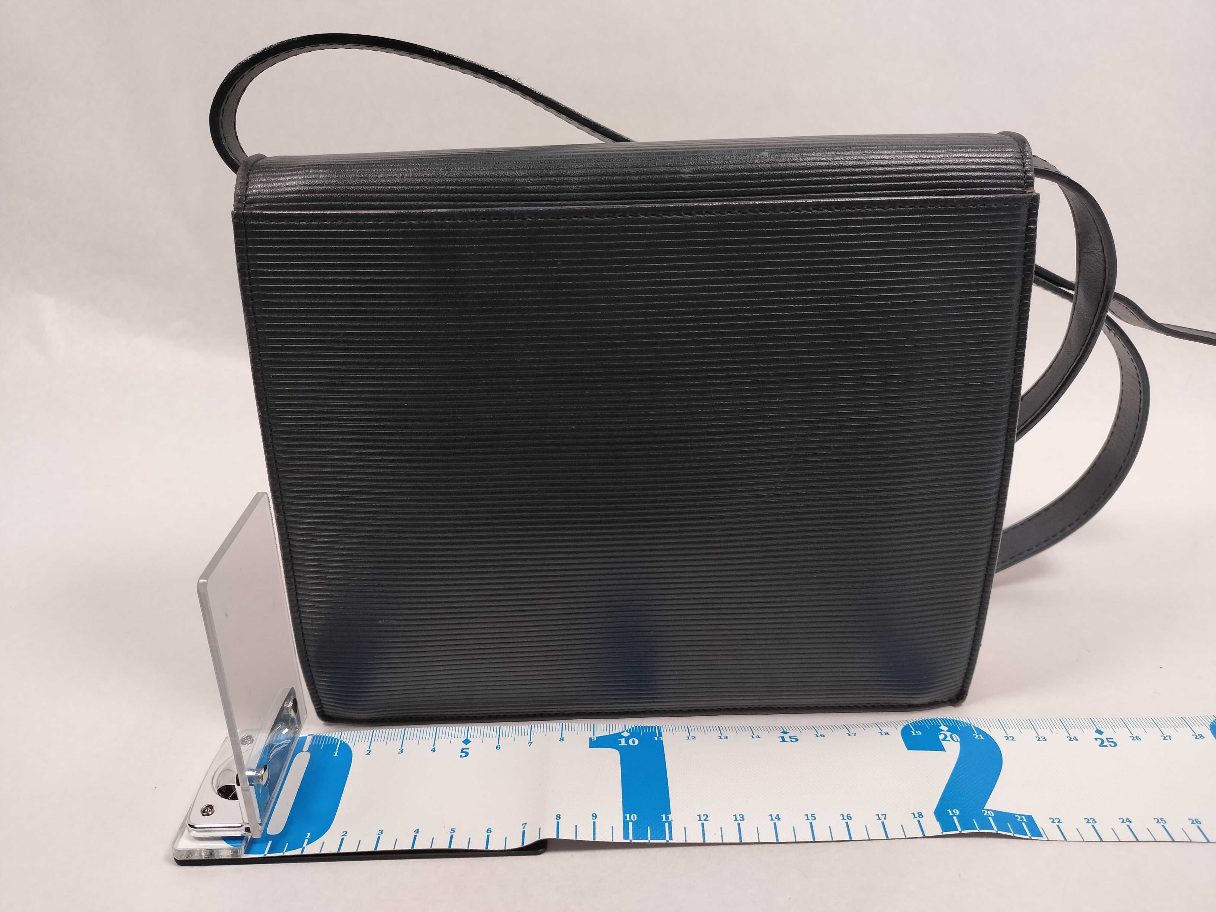 Leather YSL Logo Shoulder Bag — view 2